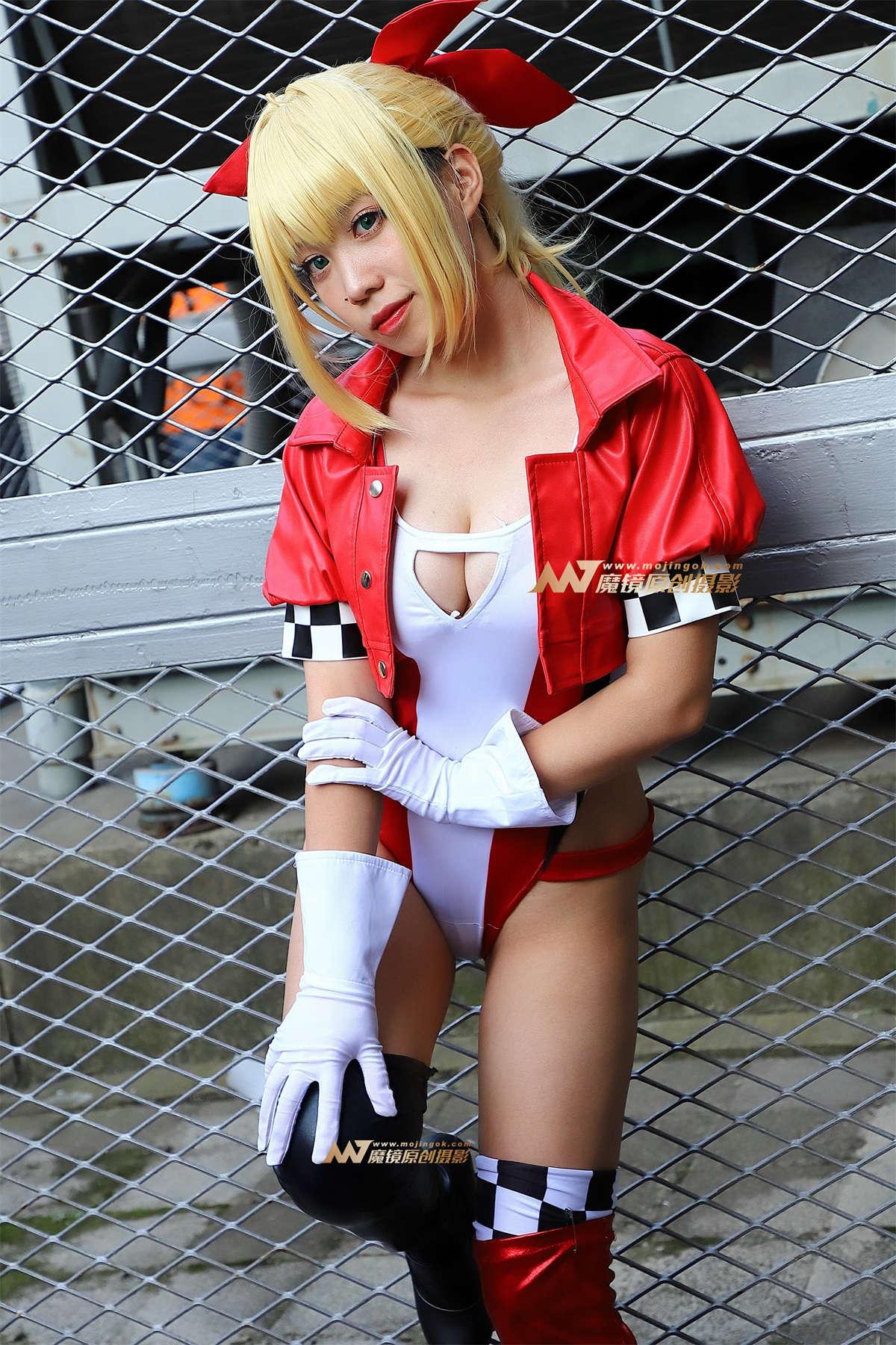 性感赛车服coser-日更街拍