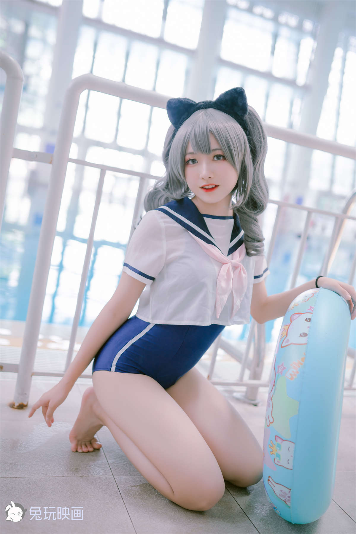 图片[2]-兔玩映画 夏日泳装 VOL.035 兽耳娘-日更街拍