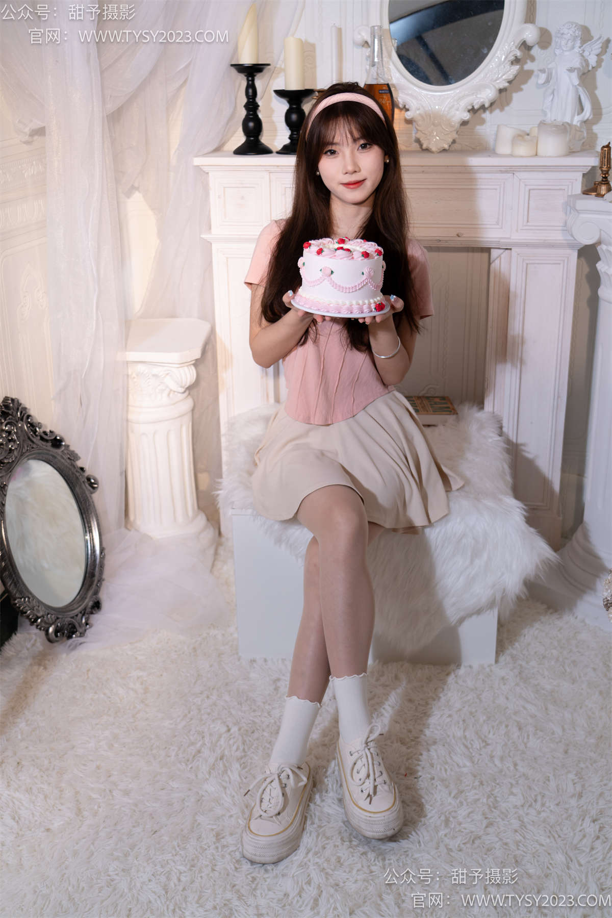 图片[2]-甜予摄影015期：璇璇-帆布鞋、白棉袜、肉丝（脚尖加固款）完整版-日更街拍