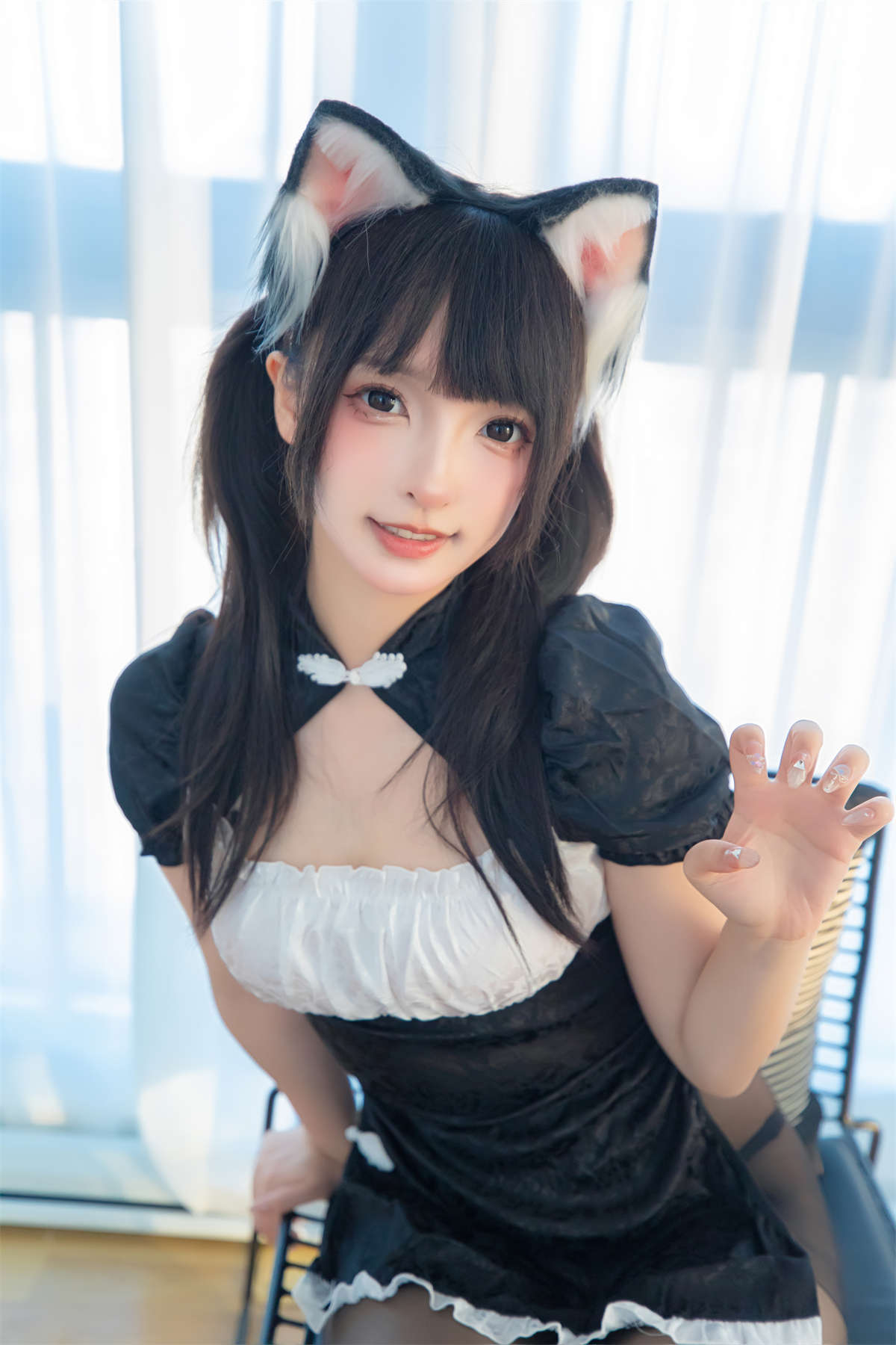 神楽板真冬 – 猫猫女仆-日更街拍
