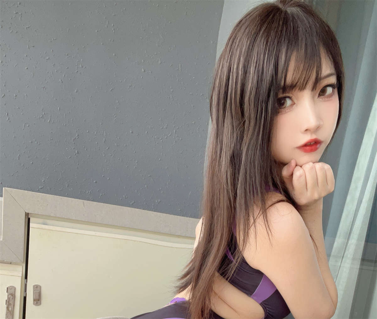 图片[2]-高产型Coser-二佐Nisa 小魅魔竞泳-日更街拍