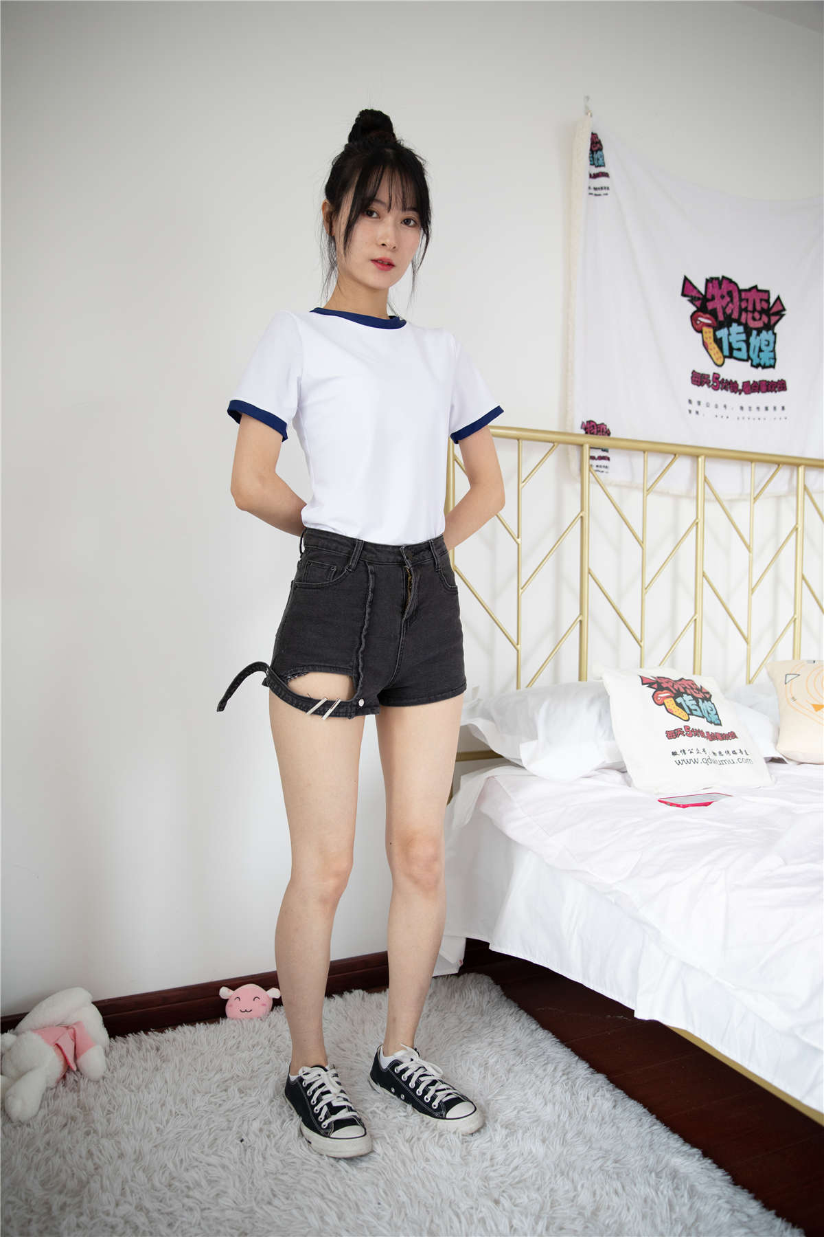 图片[2]-物恋传媒 NO.597 猫耳-月亮花开-日更街拍