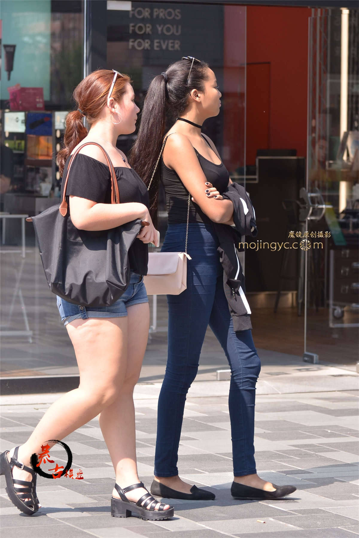 10-01 牛仔长裤与短裤-日更街拍