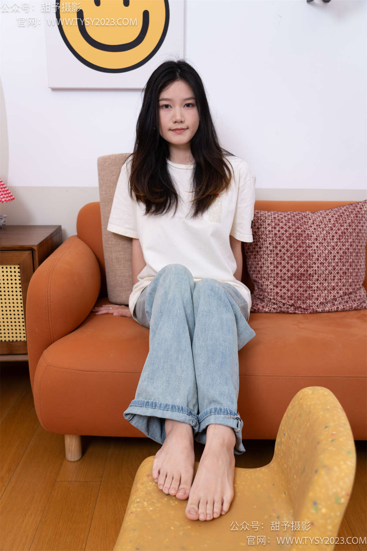 图片[2]-甜予摄影043期：松松-帆布鞋、白棉袜、裸足 完整版-日更街拍