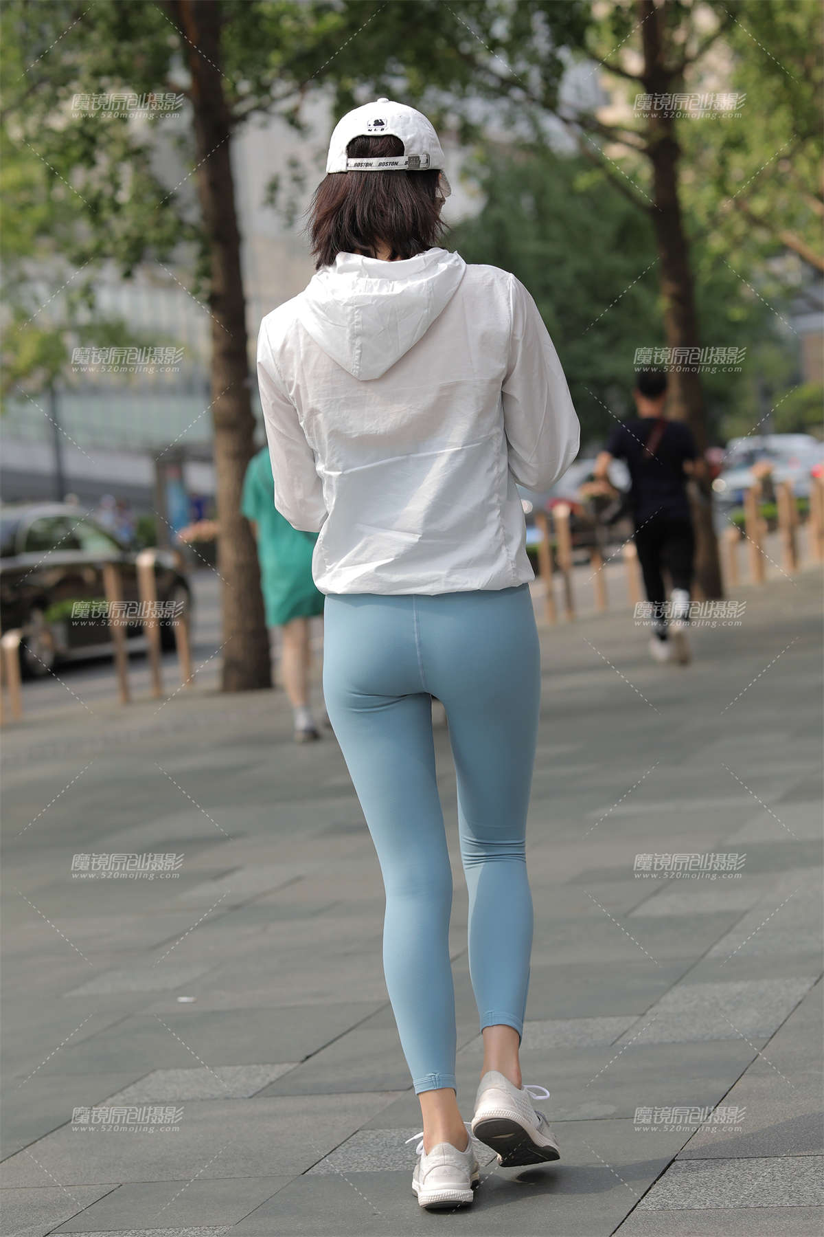 图片[2]-【凯恩赛贴】蓝色瑜伽美眉-日更街拍