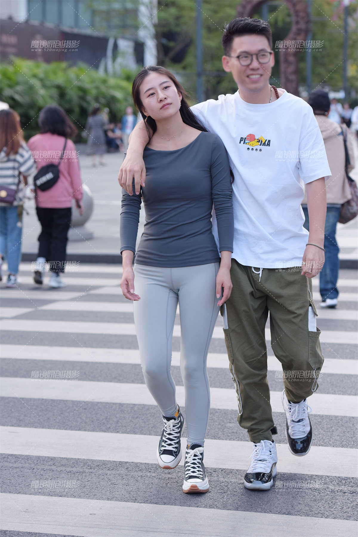 【慕容笙赛贴】瑜伽裤女朋友-日更街拍