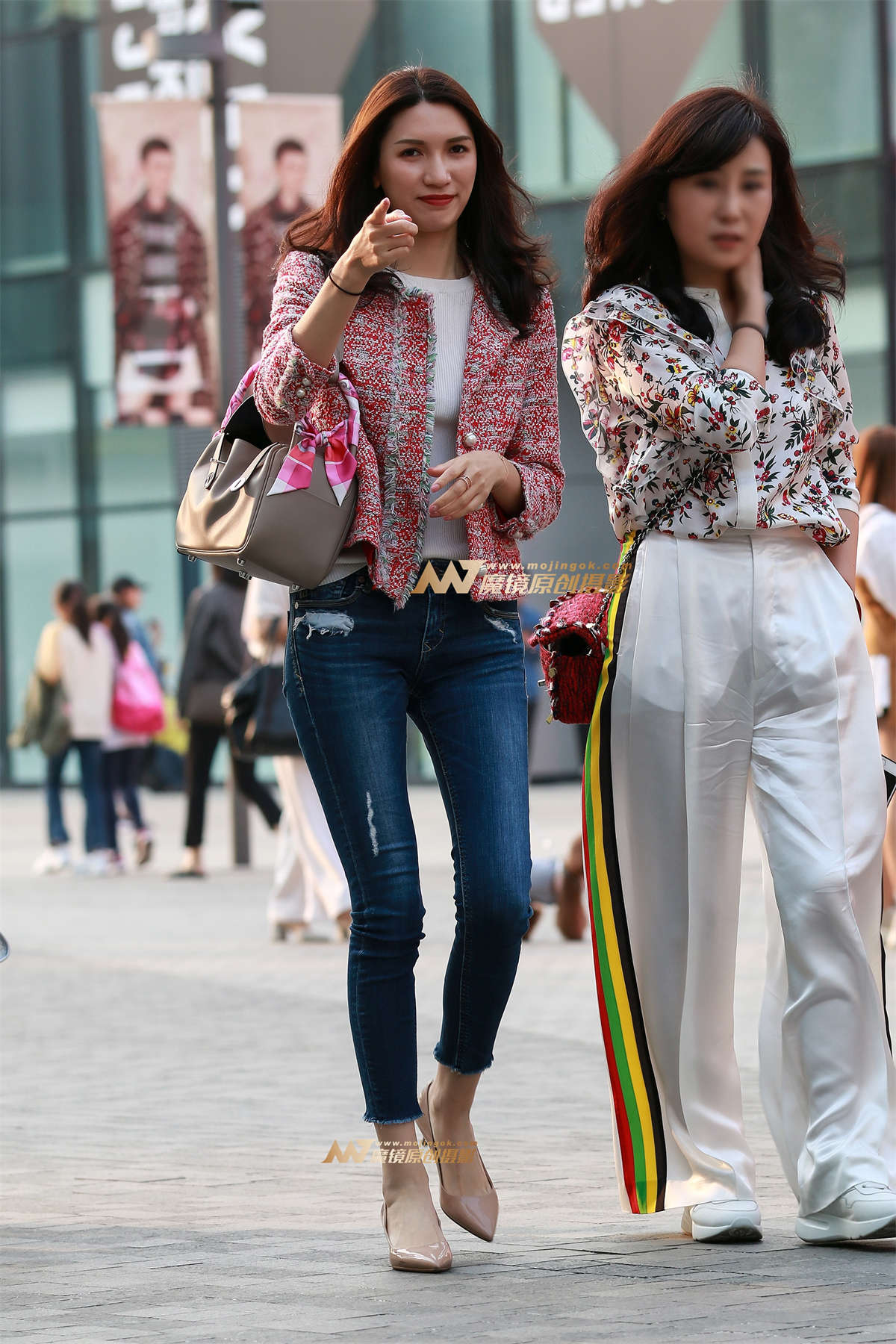 【小默赛帖】第1312篇★逛街的牛仔美女★-日更街拍