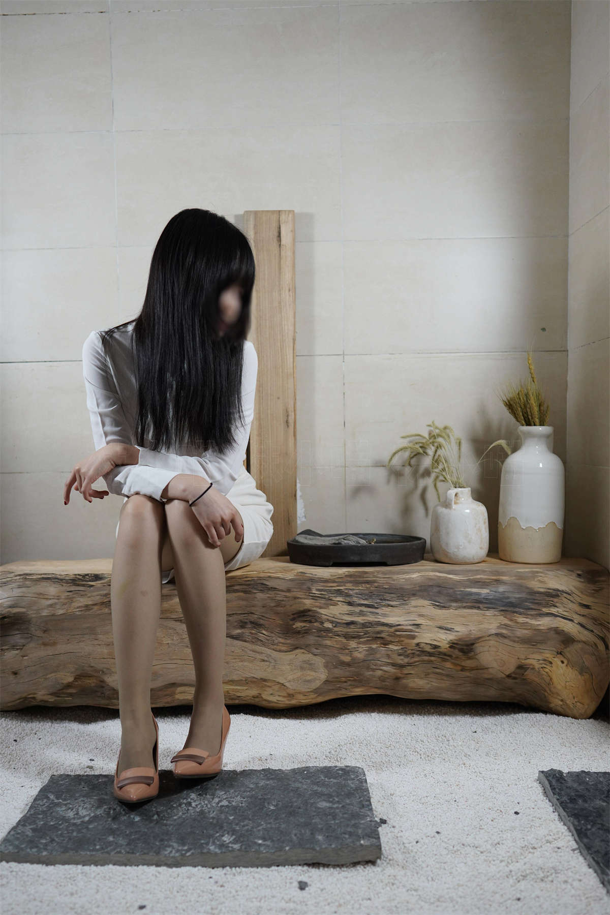 kittyWawa袜小喵 KT258 清新白色系-日更街拍