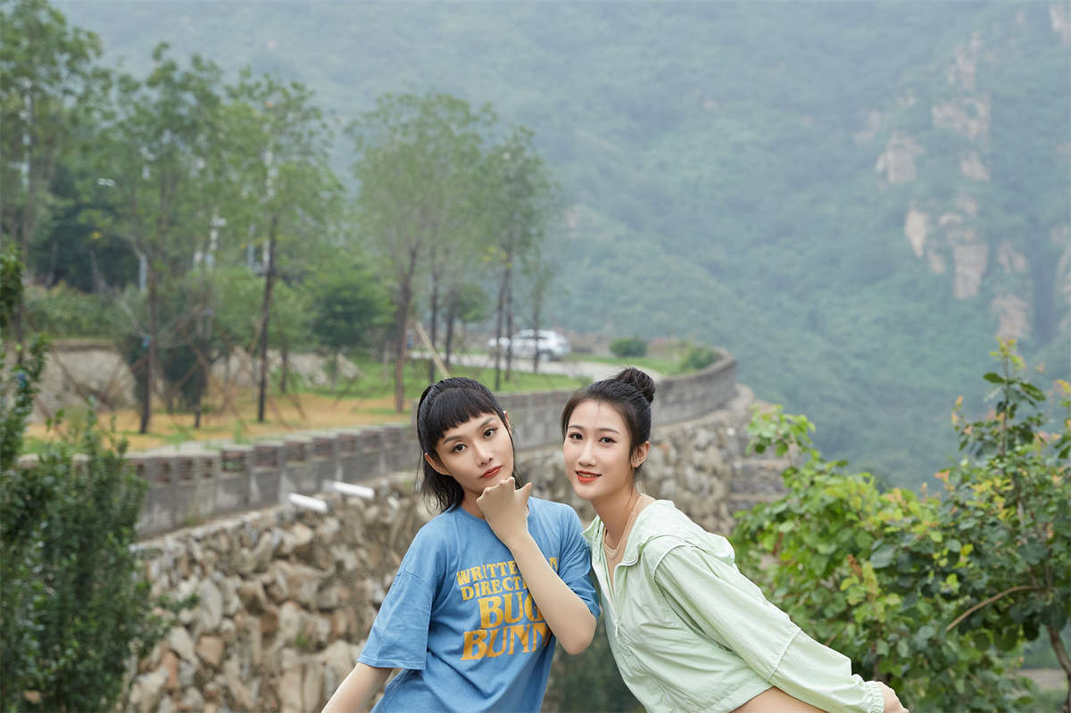 图片[2]-FAIRY CLUB妖精社 2020.11.18 T2040 郊游 可可&思文-日更街拍