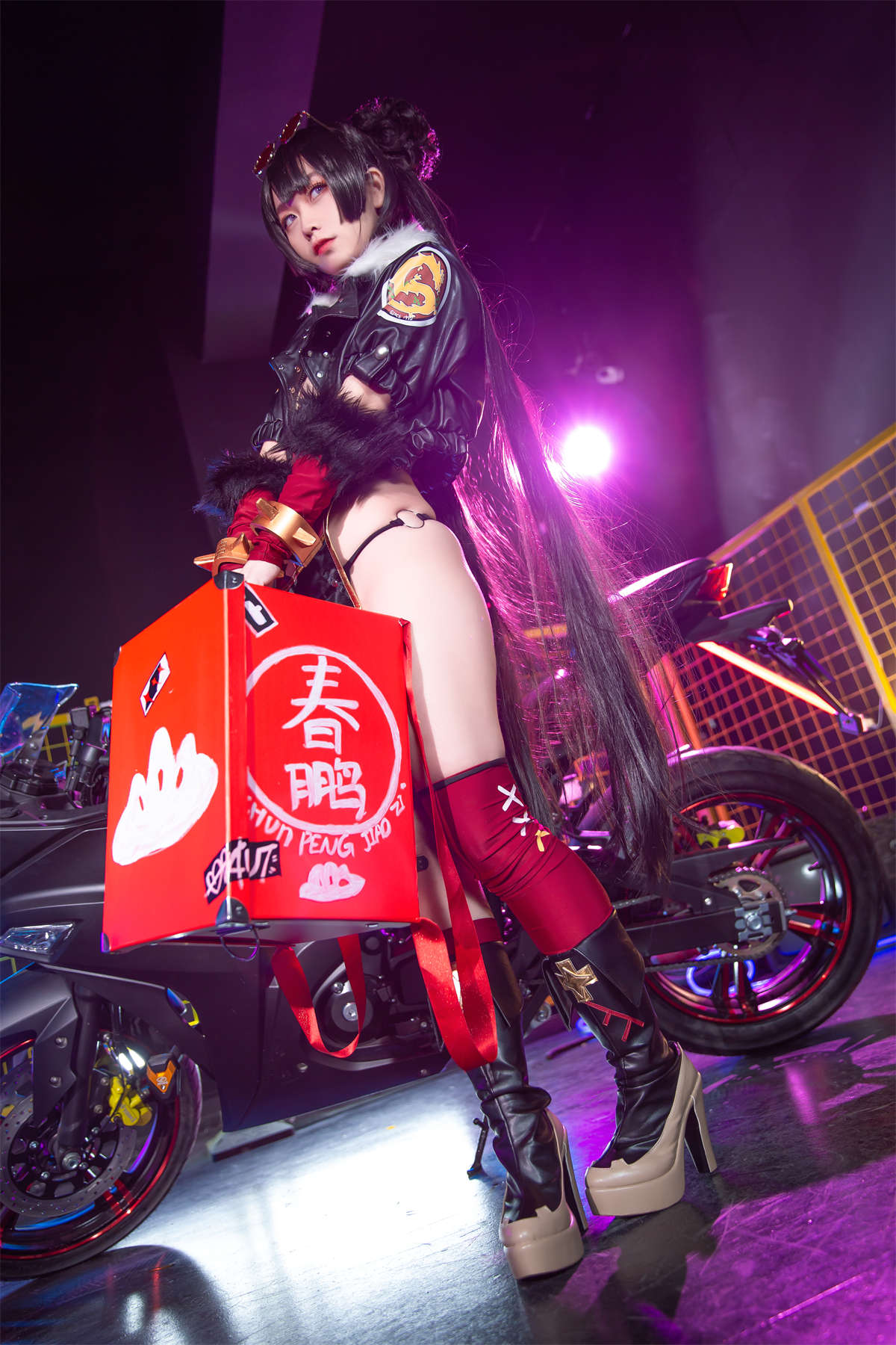 G44不会受伤 NO.9 春鹏饺子外卖小妹-日更街拍