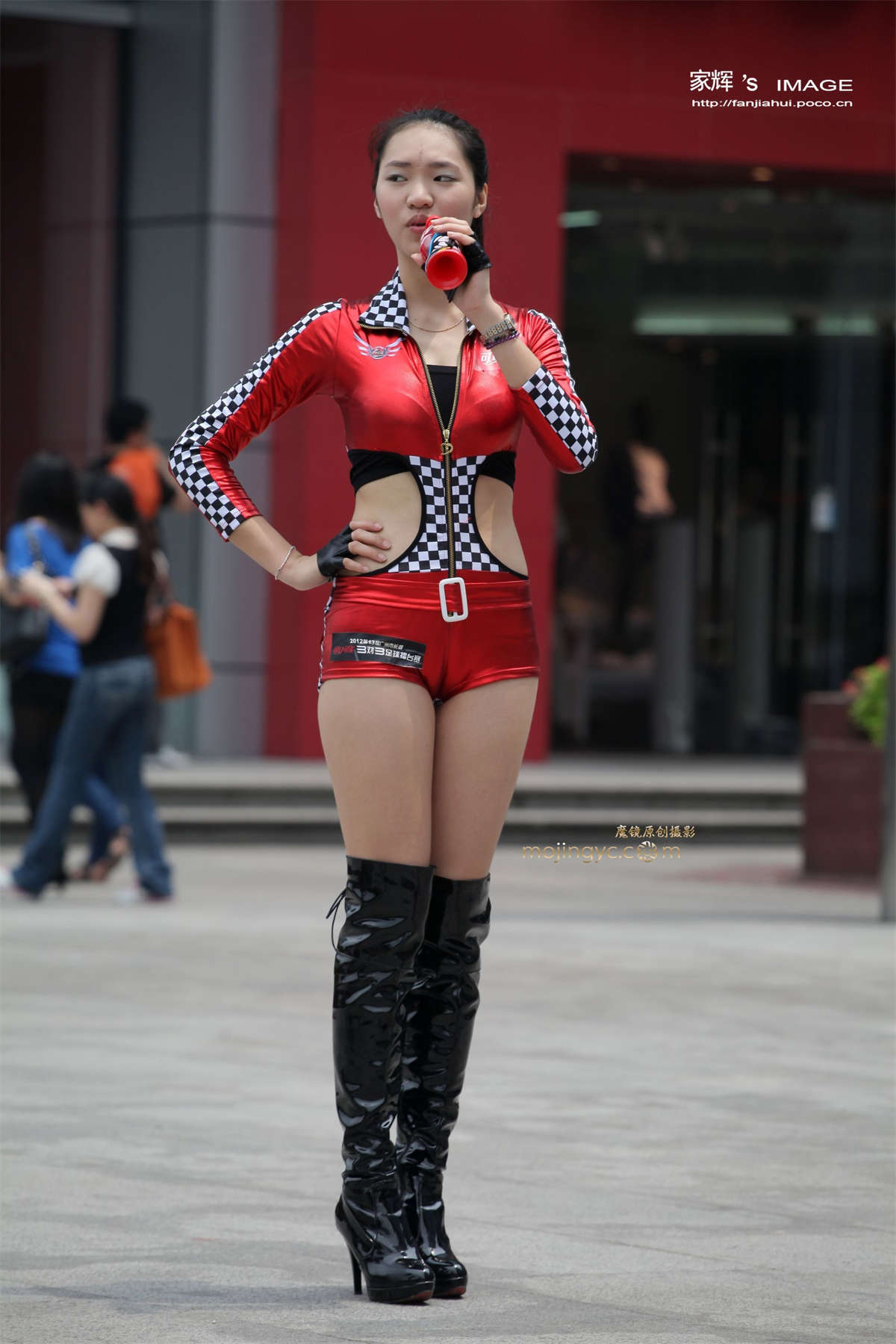 图片[2]-赛车服mm-日更街拍