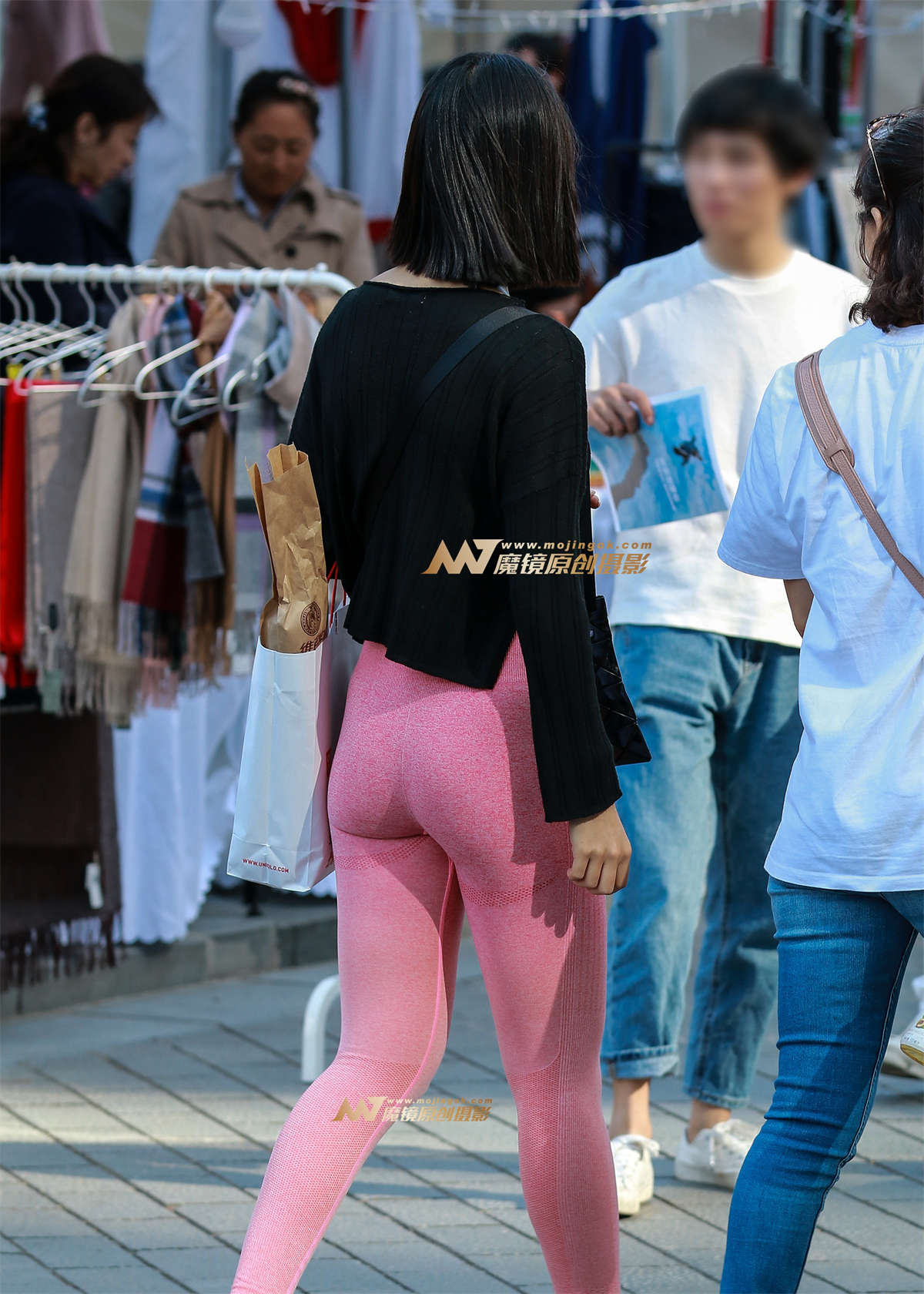 图片[2]-【小默赛帖】第1314篇★橙色修身裤★-日更街拍