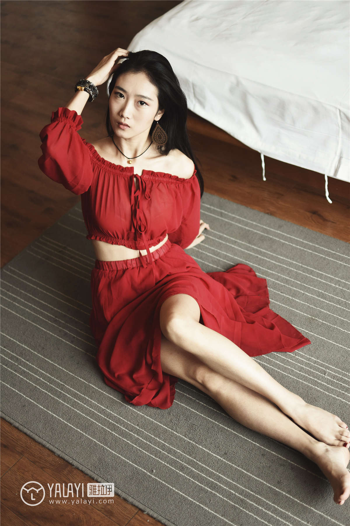 图片[2]-YALAYI雅拉伊NO.007 魅惑舞裙 林小珂-日更街拍