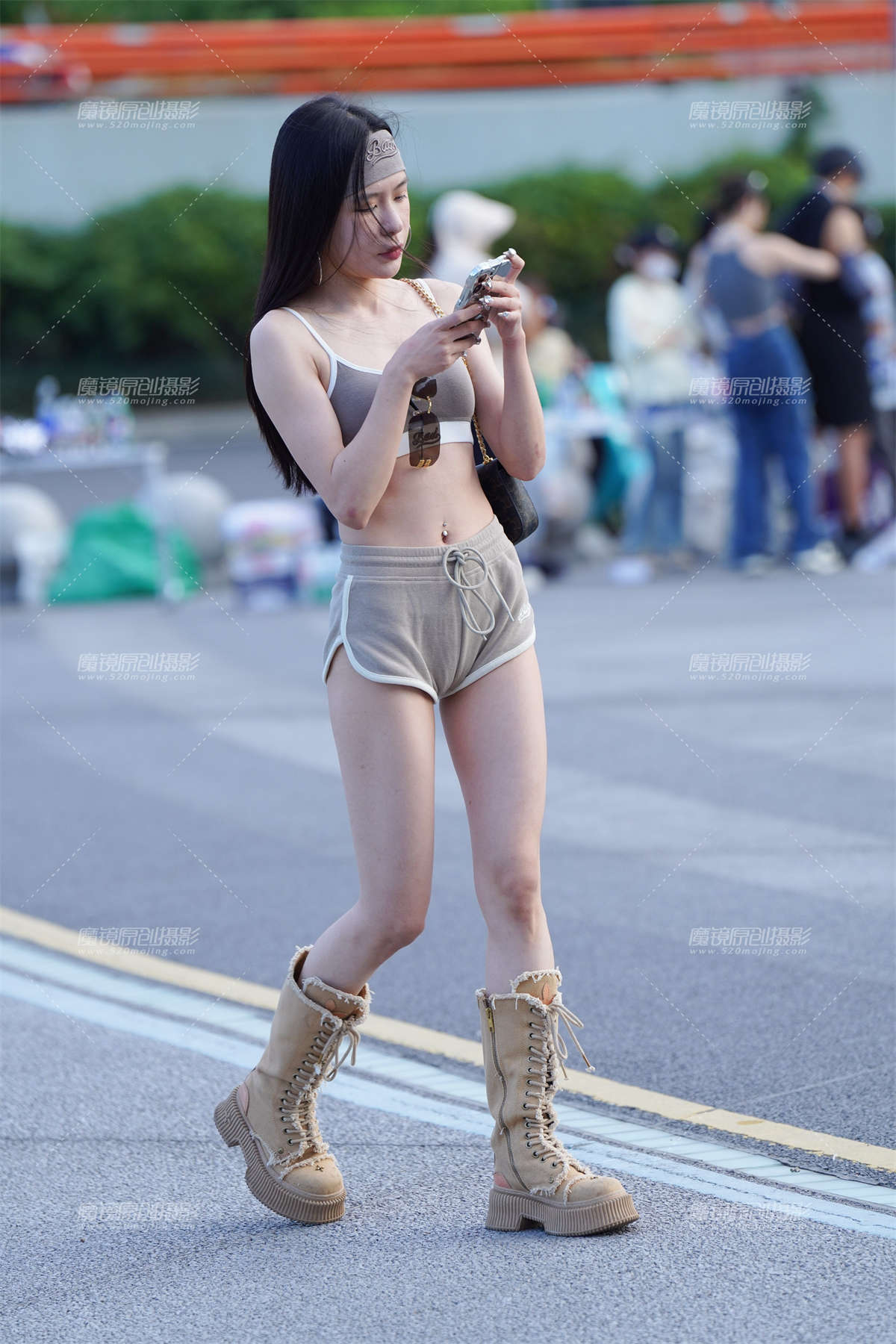 清凉热裤-日更街拍