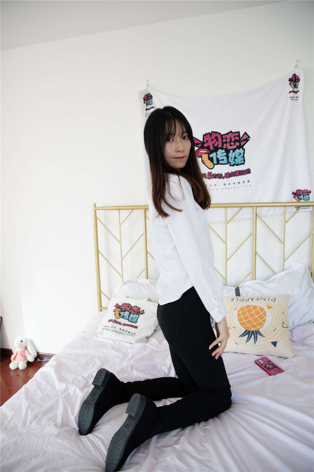 图片[2]-物恋传媒 NO.600 猫耳-眉间雪-日更街拍