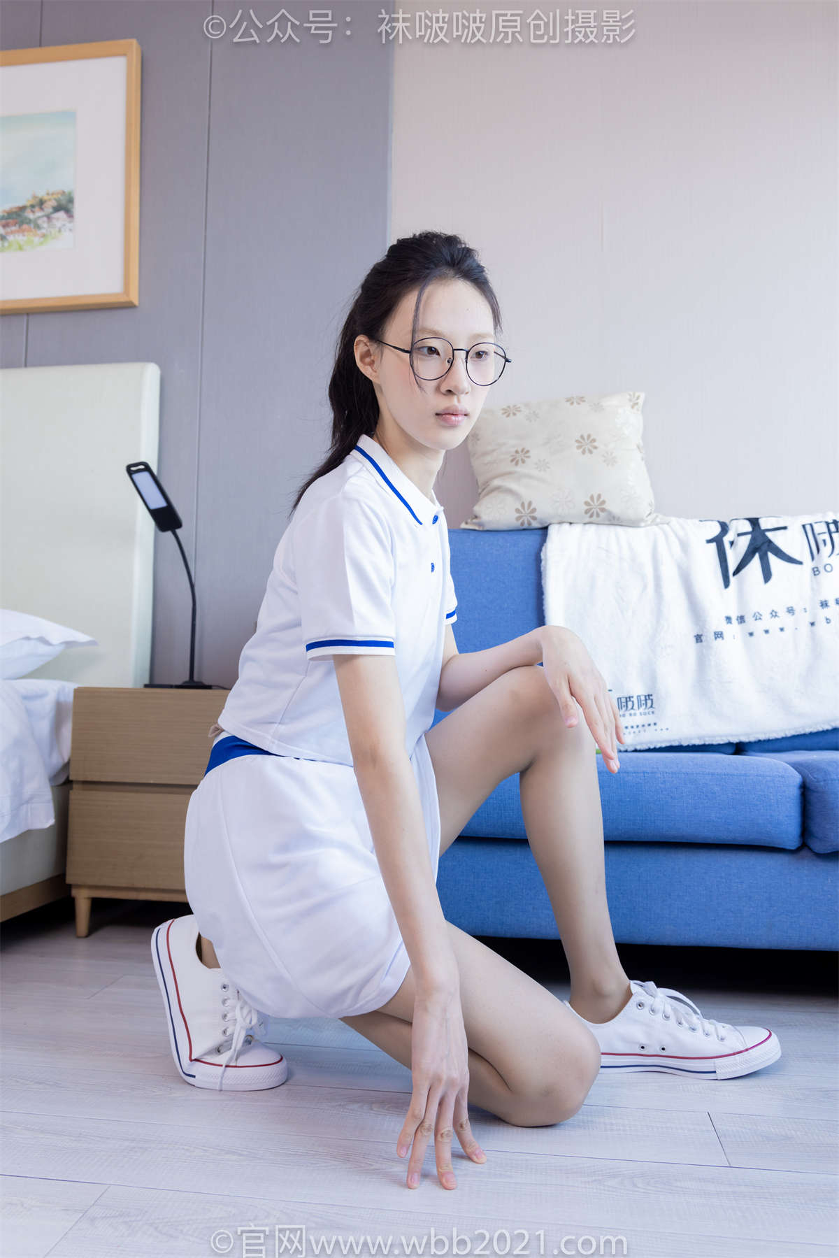 袜啵啵 No.392 雪糕-板鞋、灰丝（脚尖加固款）超长花絮版-日更街拍