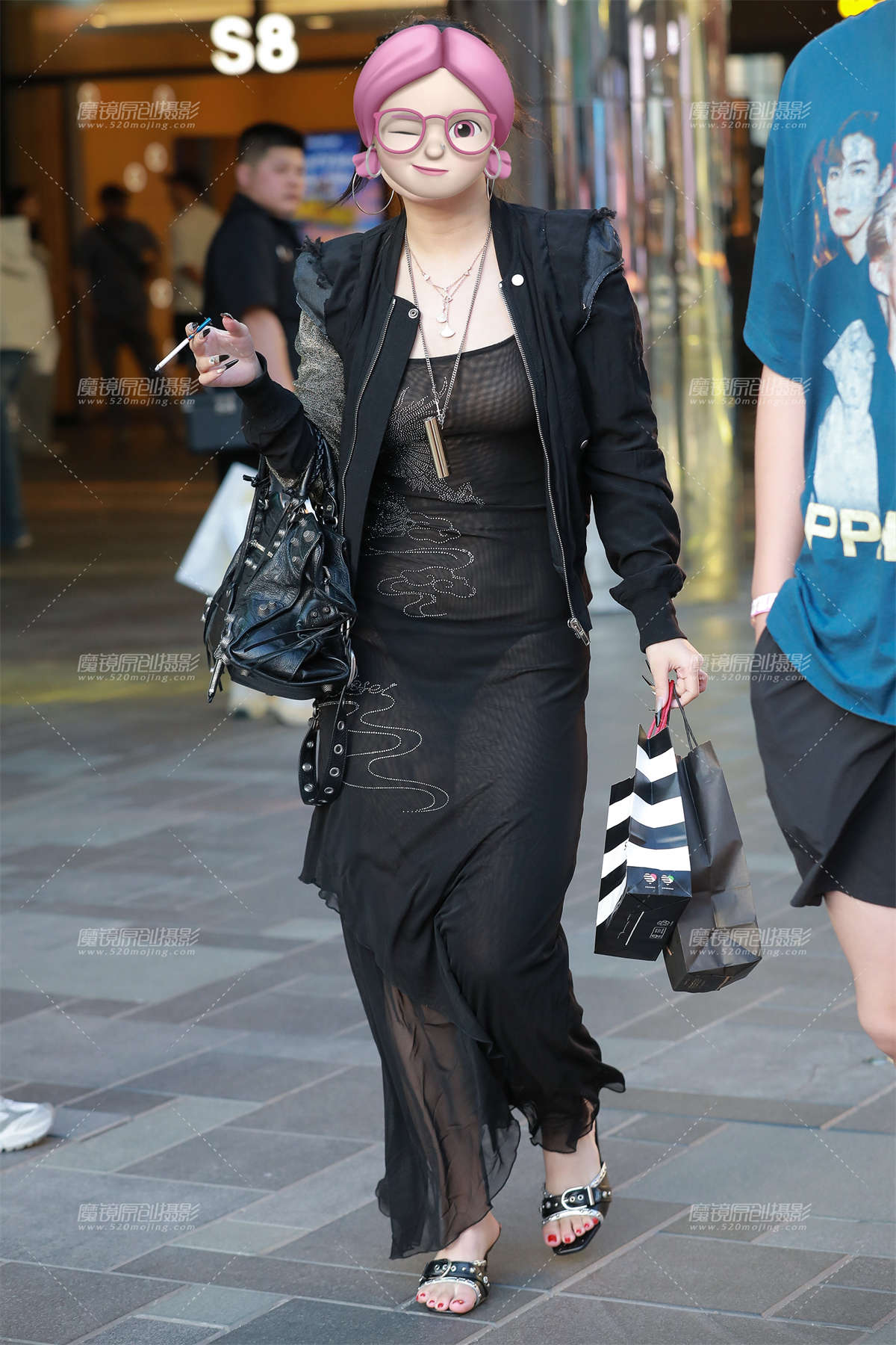 图片[2]-超级性感黑裙-日更街拍