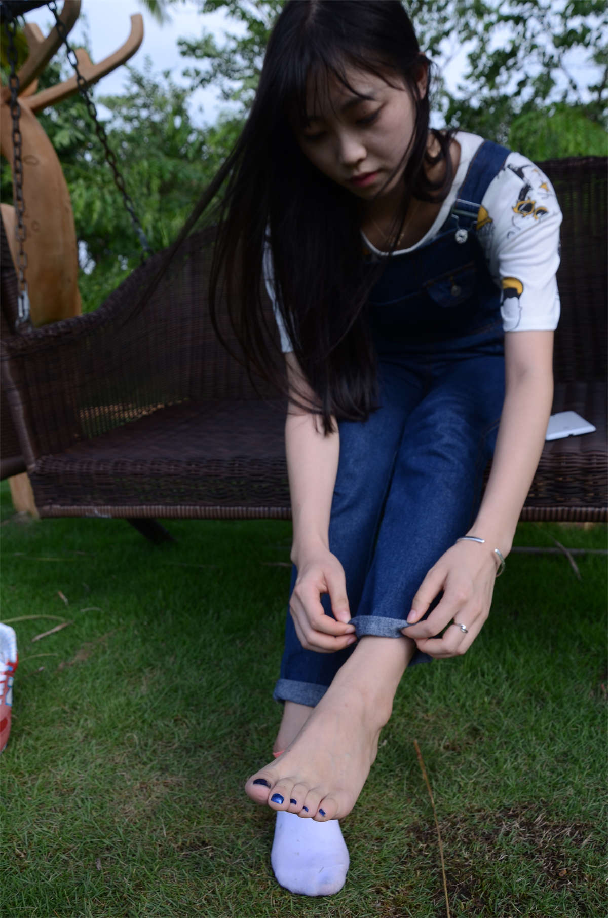 图片[2]-[战前女神] 美腿棉袜女神级摄影套图 135-日更街拍