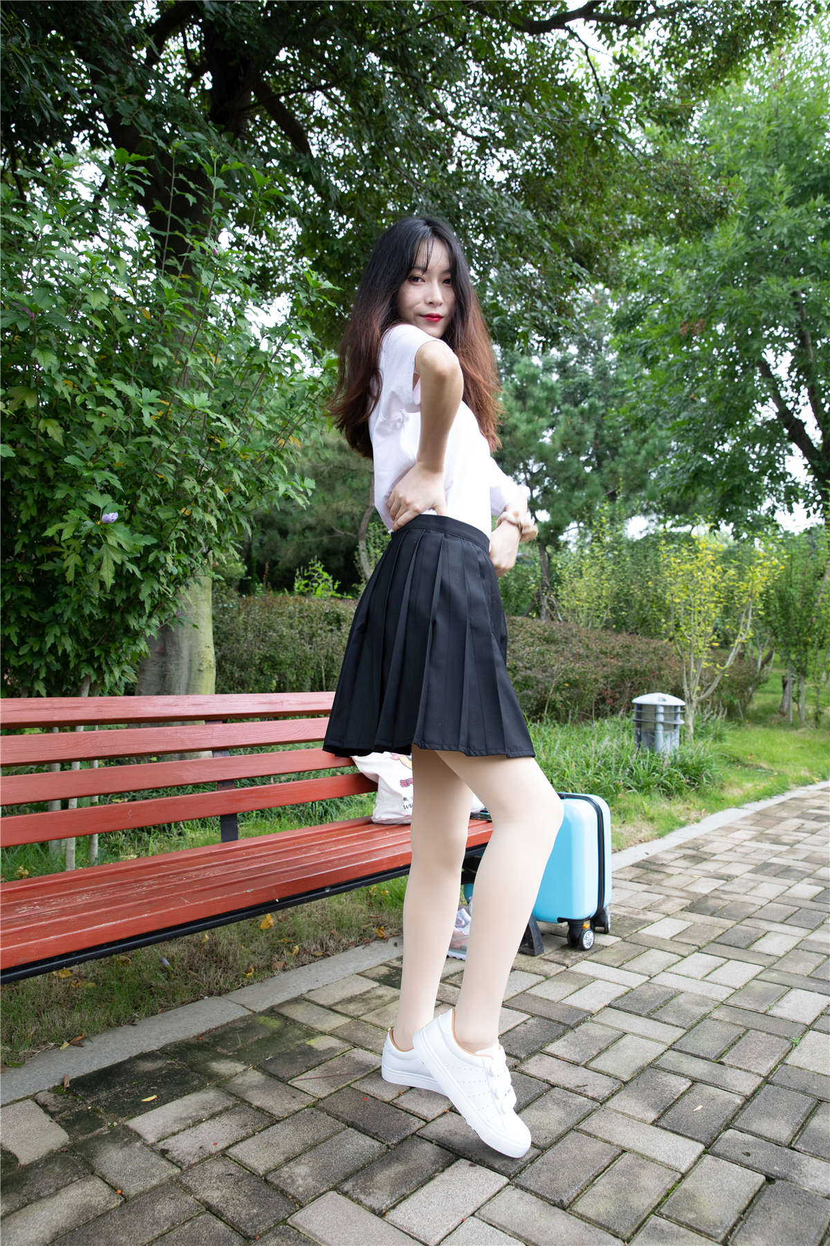 图片[2]-物恋传媒507期：猫耳-夏之丁香-日更街拍