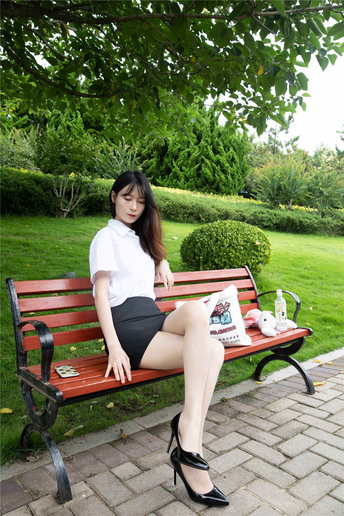 图片[2]-物恋传媒469期：猫耳-月桂树下-日更街拍