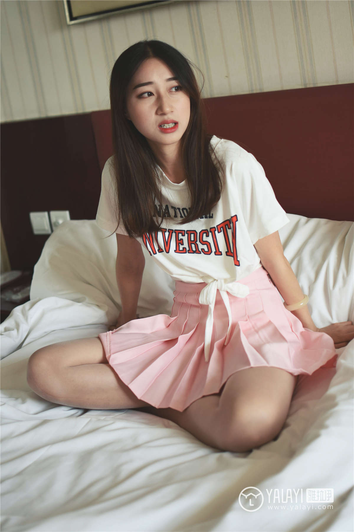 YALAYI雅拉伊NO.010 可爱啦啦队服 木晓雨-日更街拍
