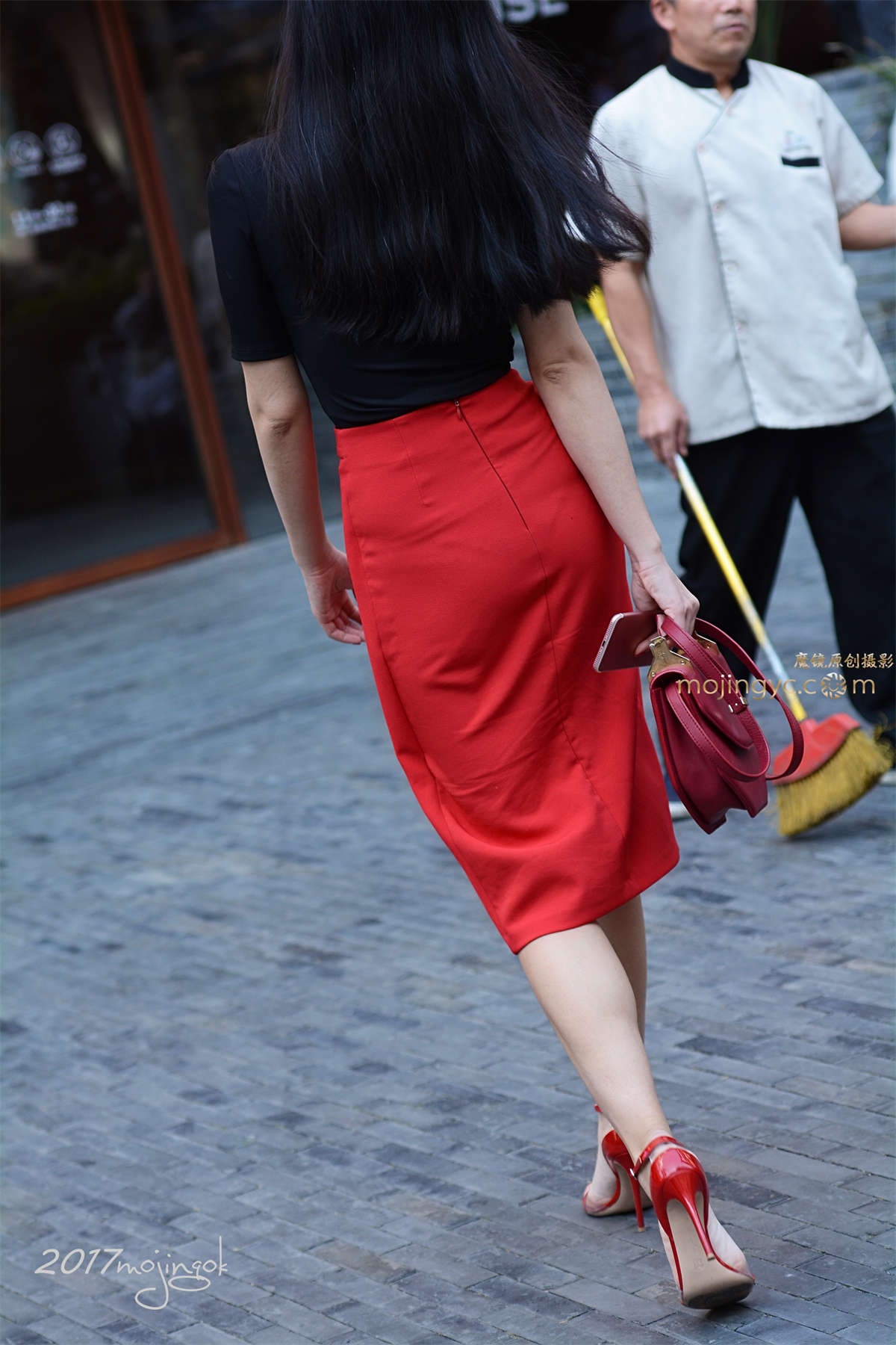 图片[2]-咔喳赛67 紧身红裙 （11p）-日更街拍