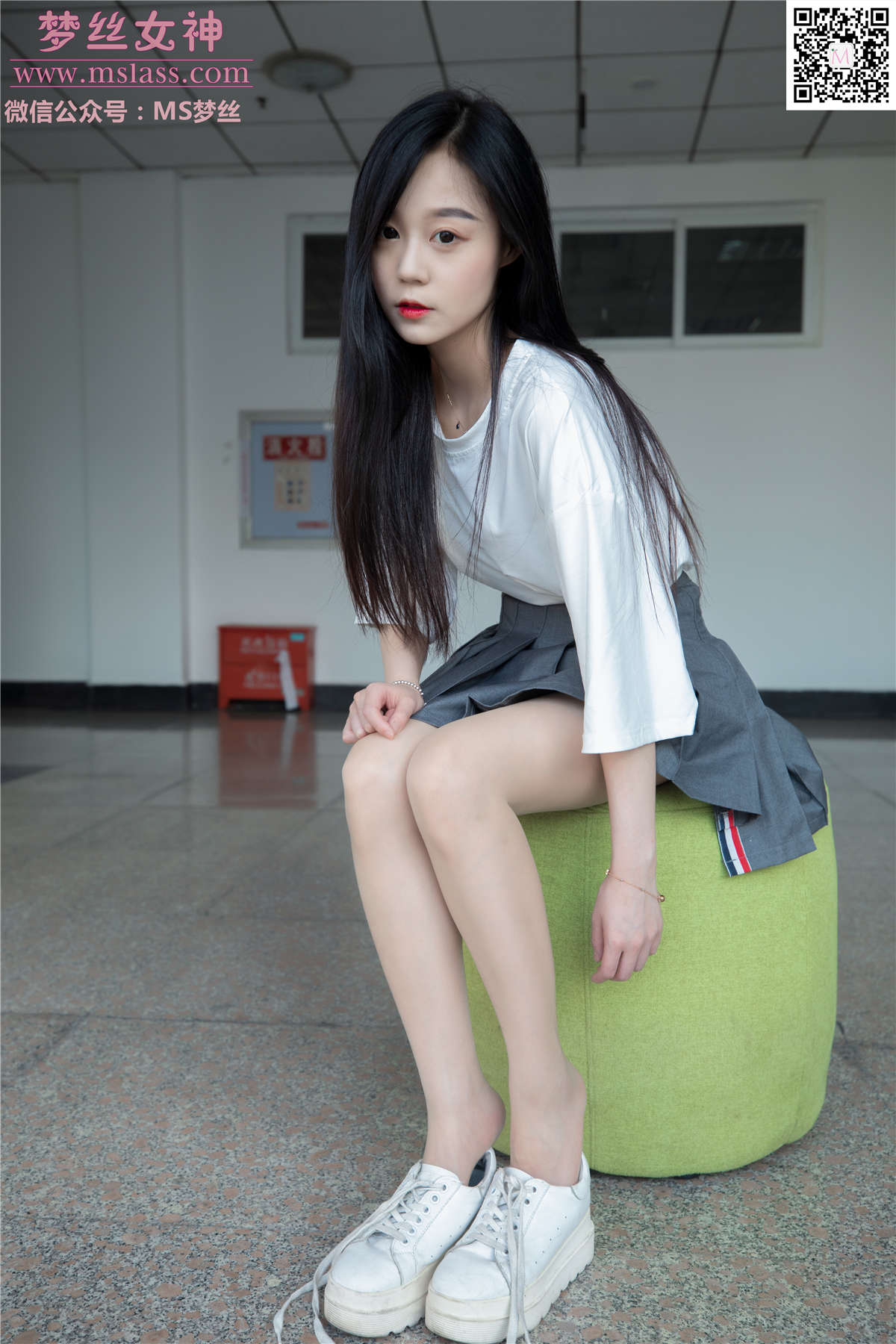 图片[2]-2019.09.08 灵灵 学后的女神-日更街拍