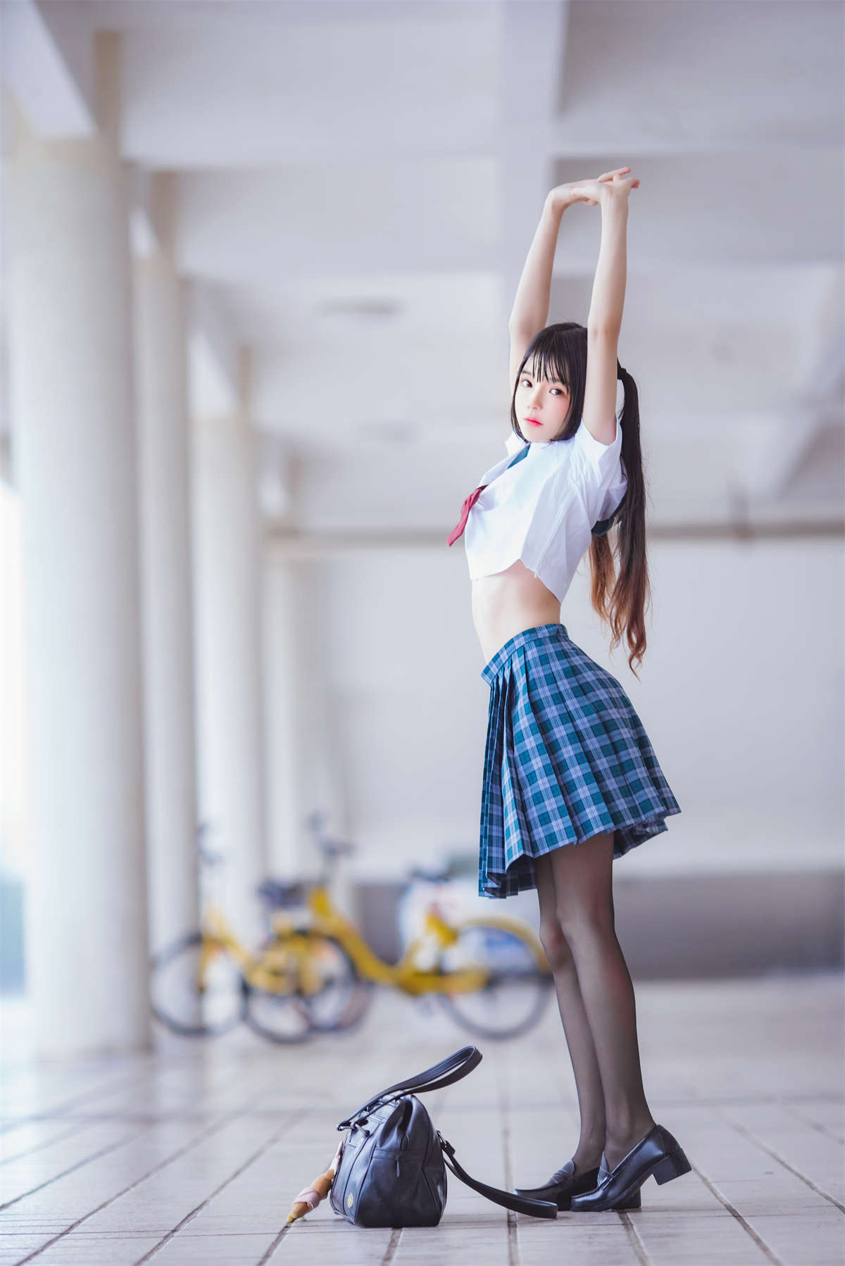 图片[2]-桜桃喵 – 雨恋-日更街拍