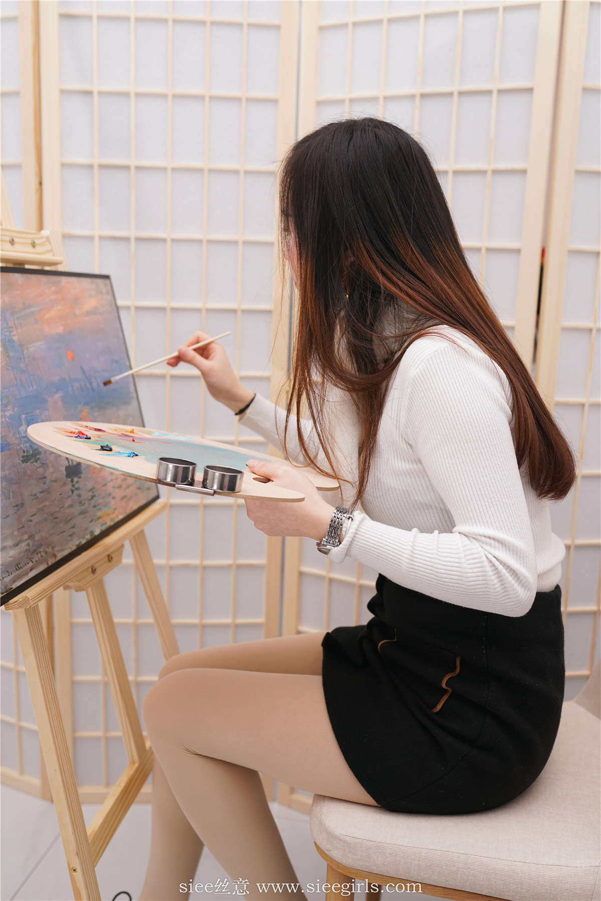 图片[2]-SIEE丝意 NO.423 瑶瑶 缠绵的冬雨-日更街拍