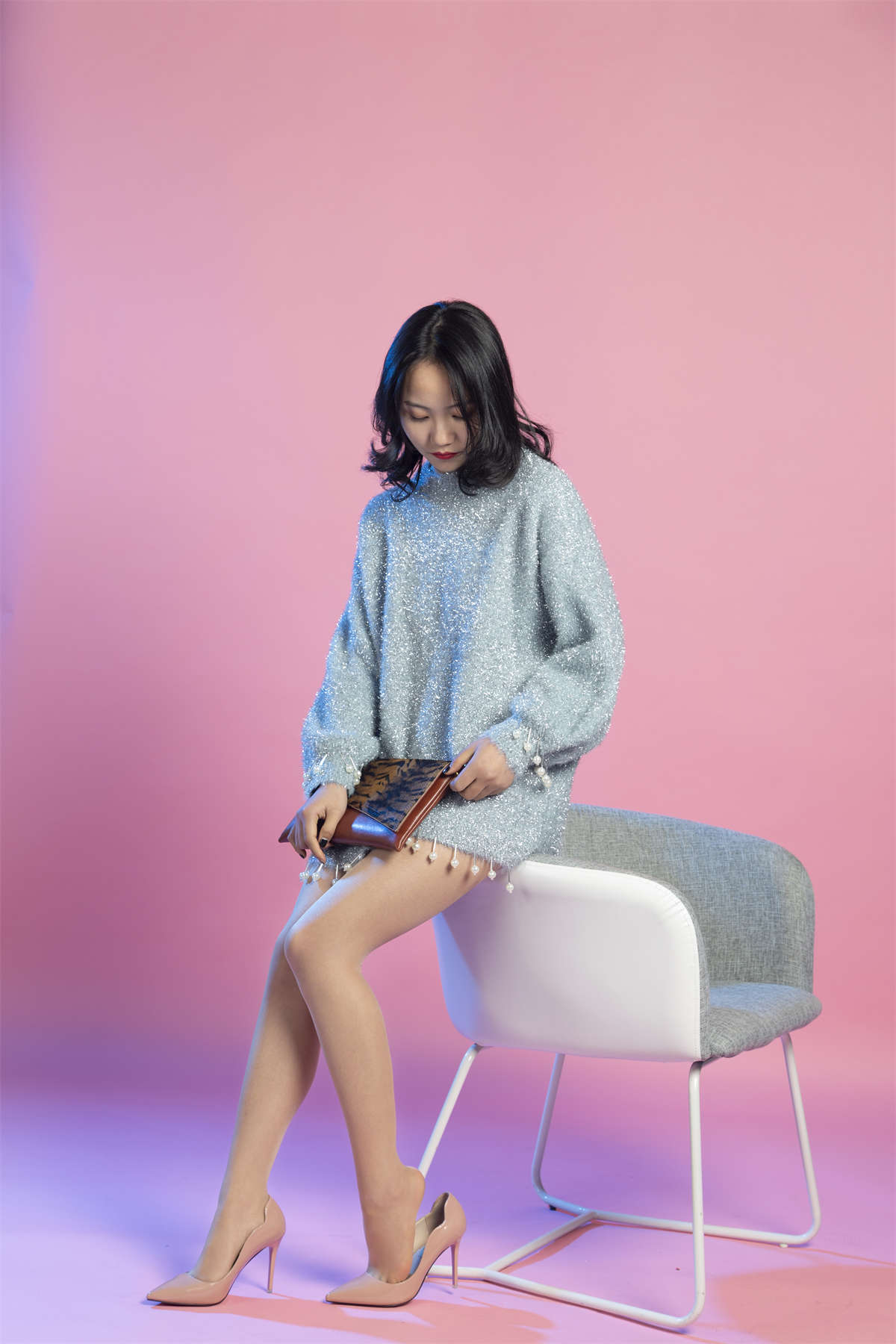 图片[2]-奈丝写真 NO.001 小啊刀-小啊刀的肉丝-日更街拍