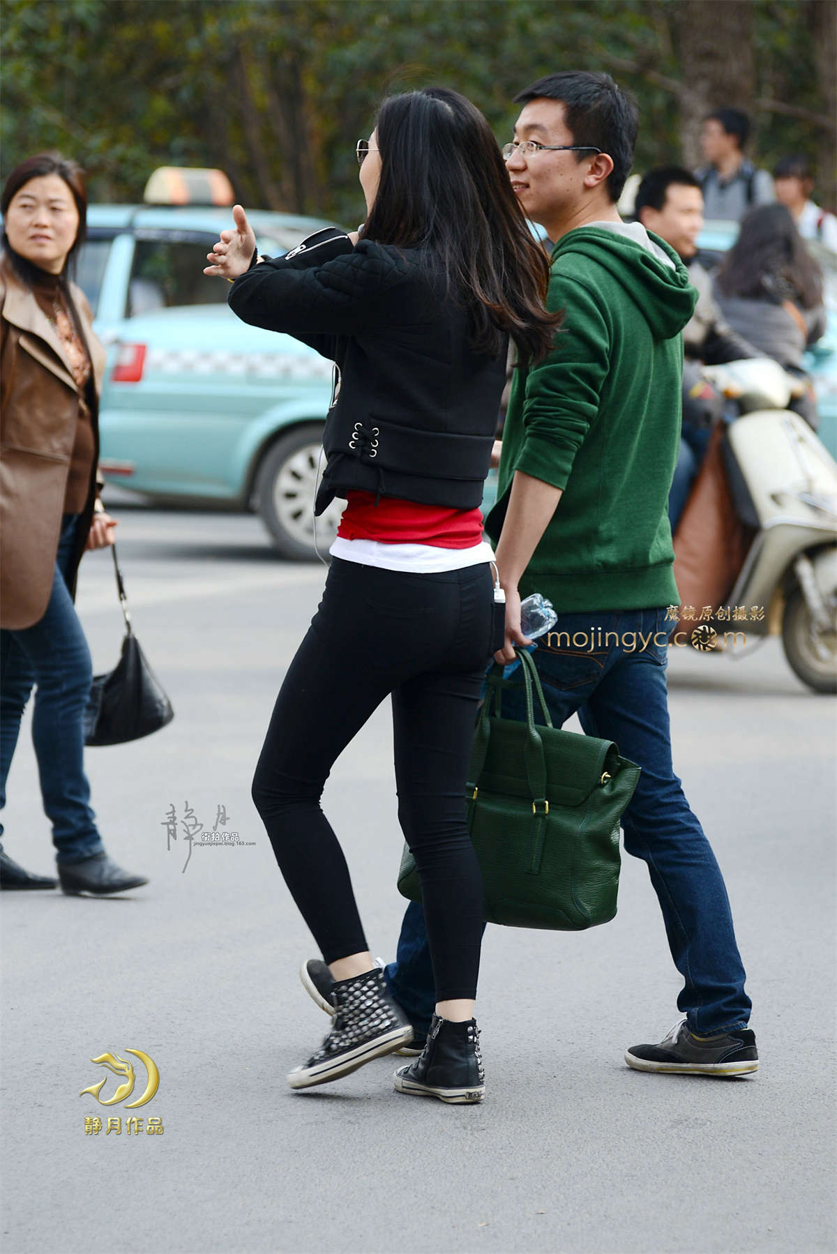 图片[2]-黑裤妹子-（14P）-日更街拍