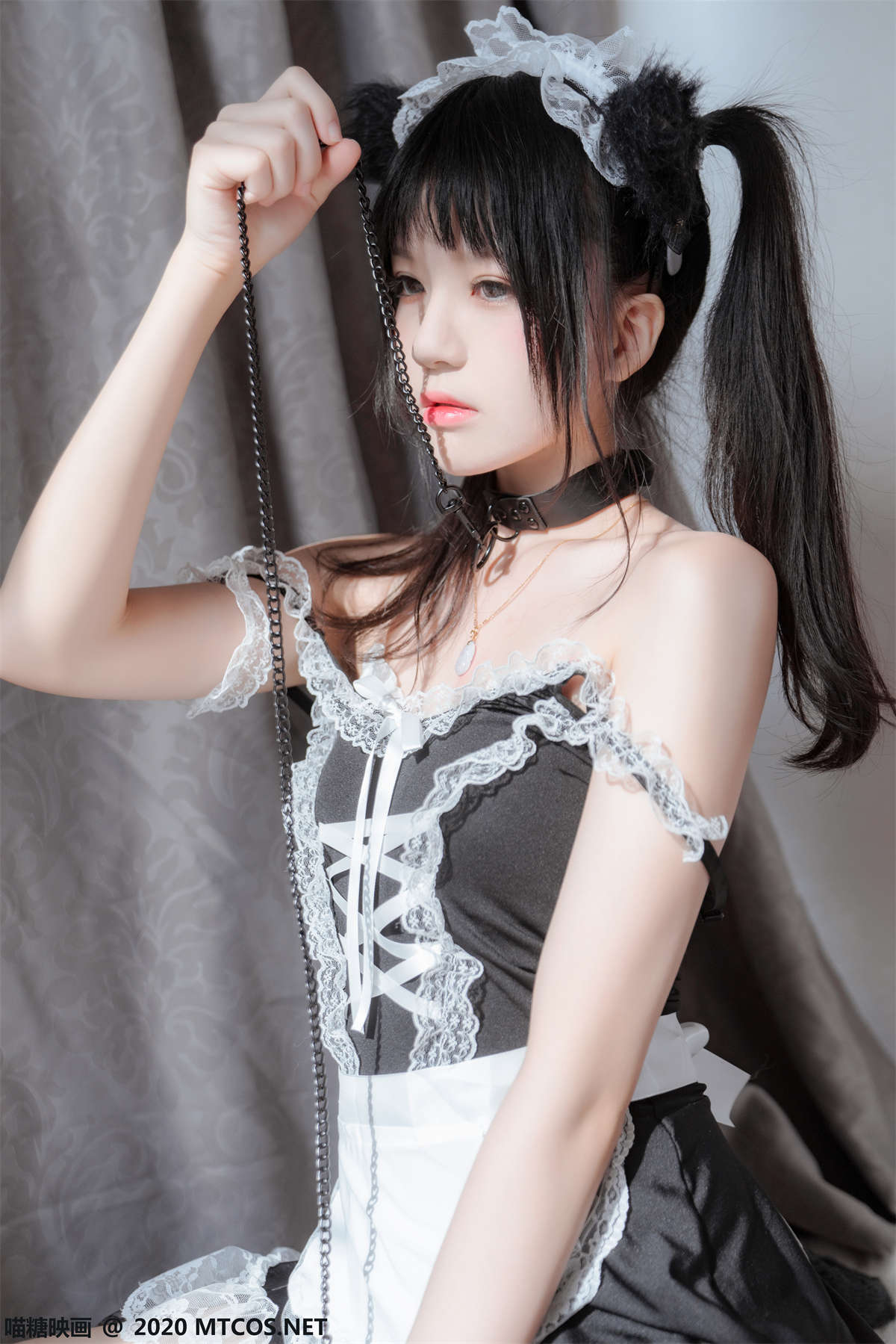 喵糖映画 VOL.192 黑猫女仆-日更街拍