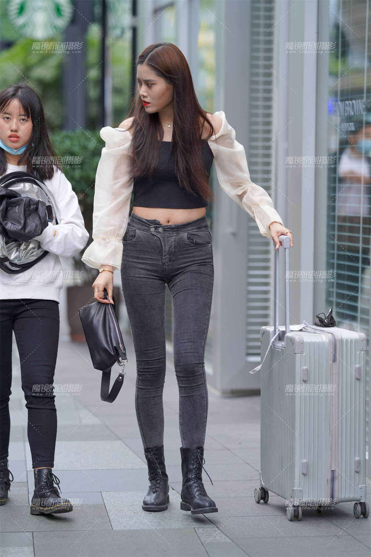 长腿牛仔-日更街拍