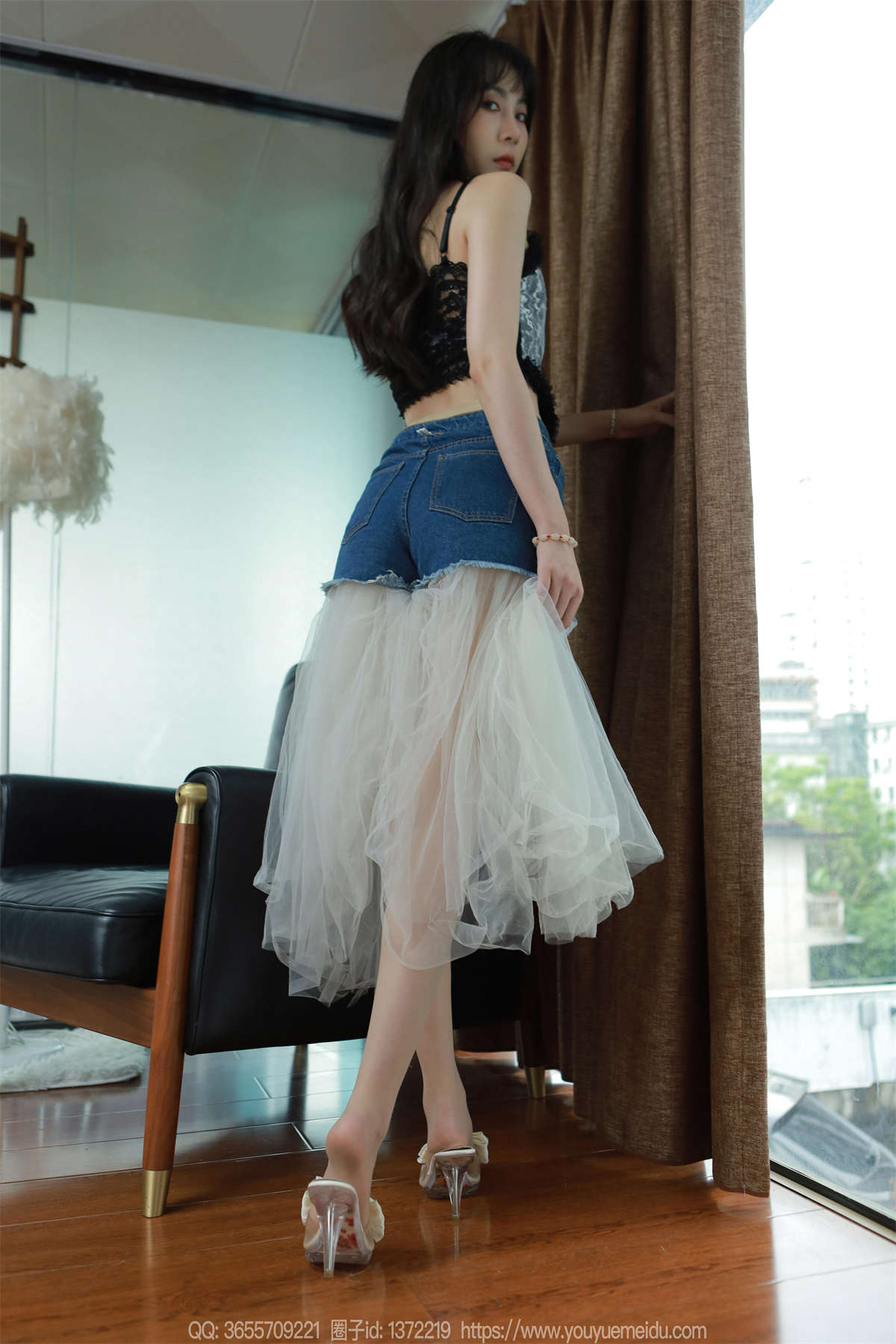 图片[2]-IESS异思趣向 2024.04.28 丝享家1727：团团 长腿白纱-日更街拍