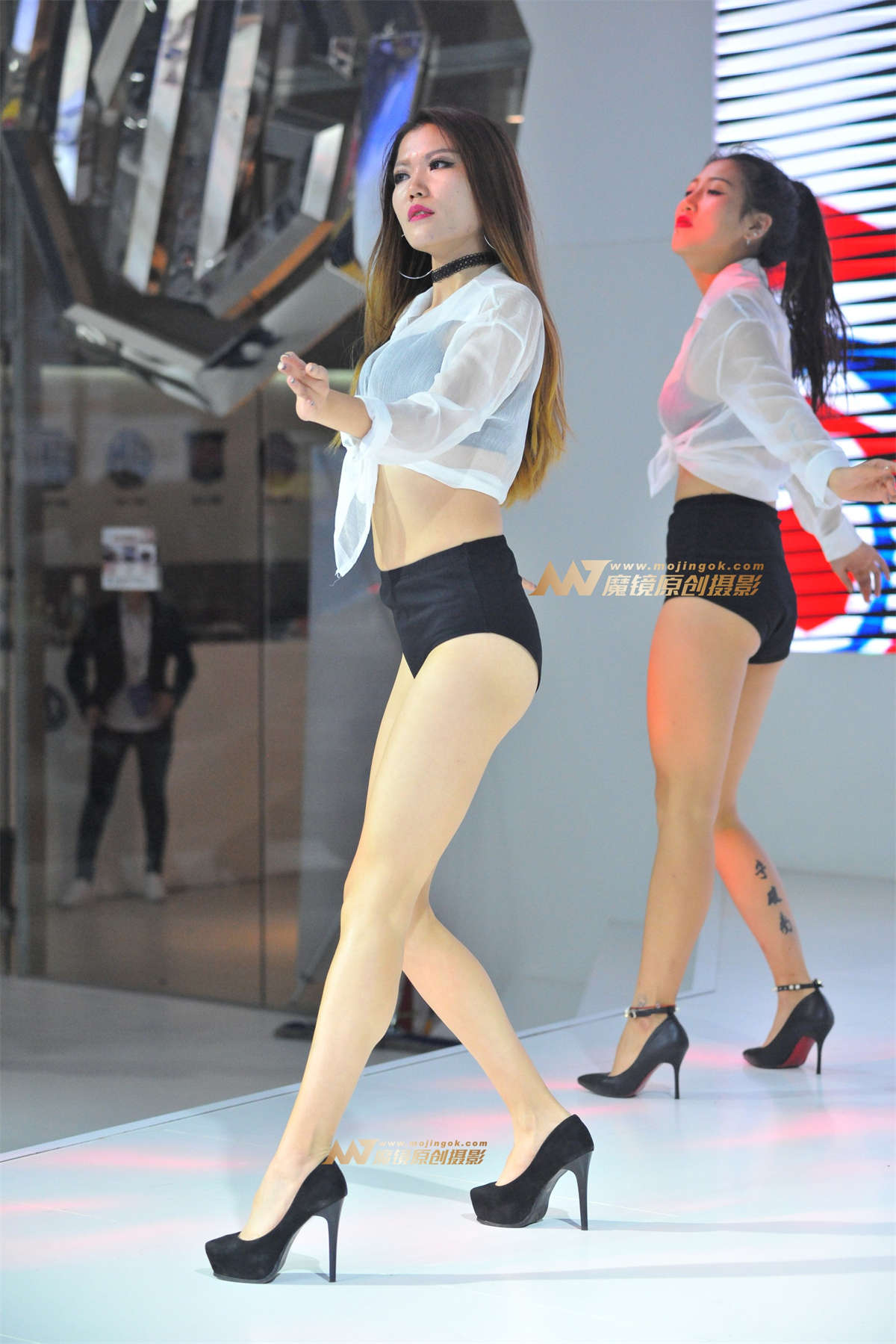 图片[2]-第六届第七帖：长发美腿高叉高跟dancer-日更街拍