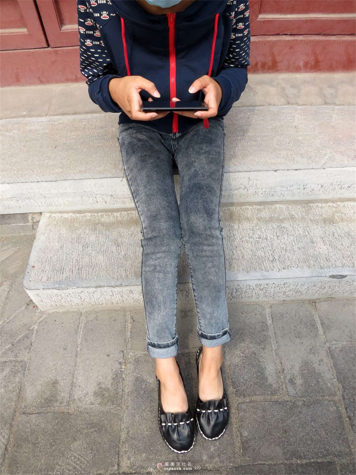 图片[2]-MZSOCK-2018 No.3 可爱蘑菇口罩妹头小萝莉皮鞋小船袜 【第二季】-日更街拍