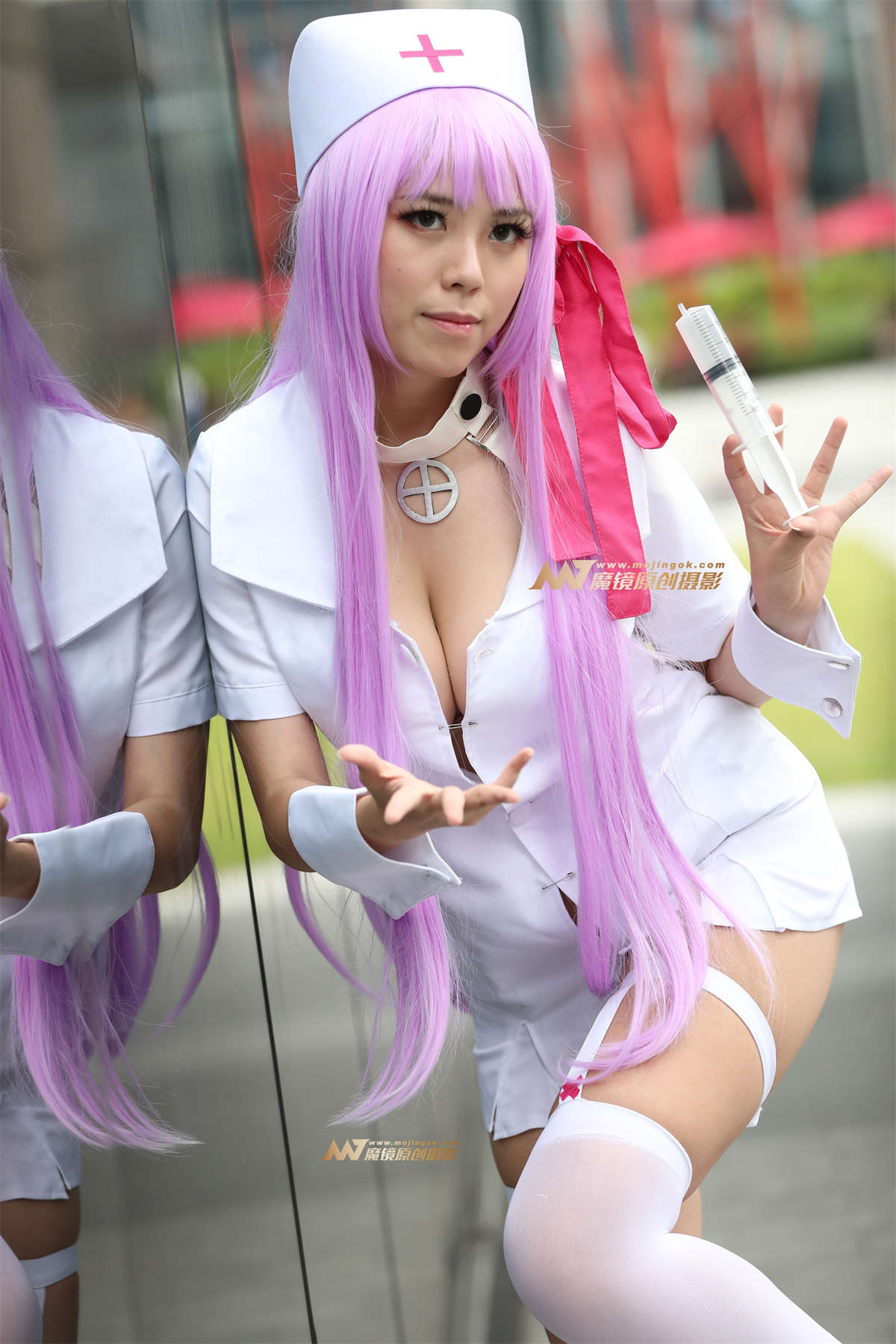 [辉辉赛贴]紫发护士-日更街拍