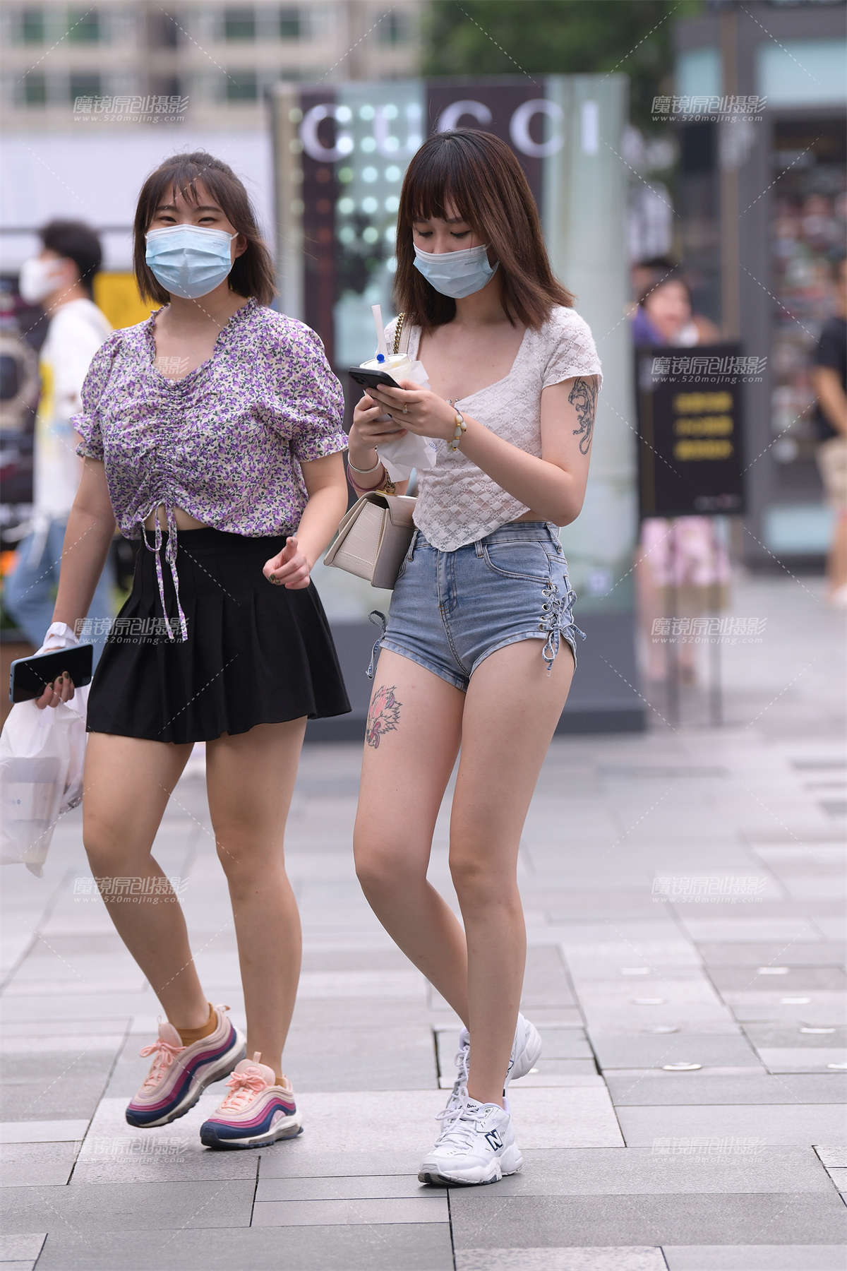 超短热裤女孩~-日更街拍