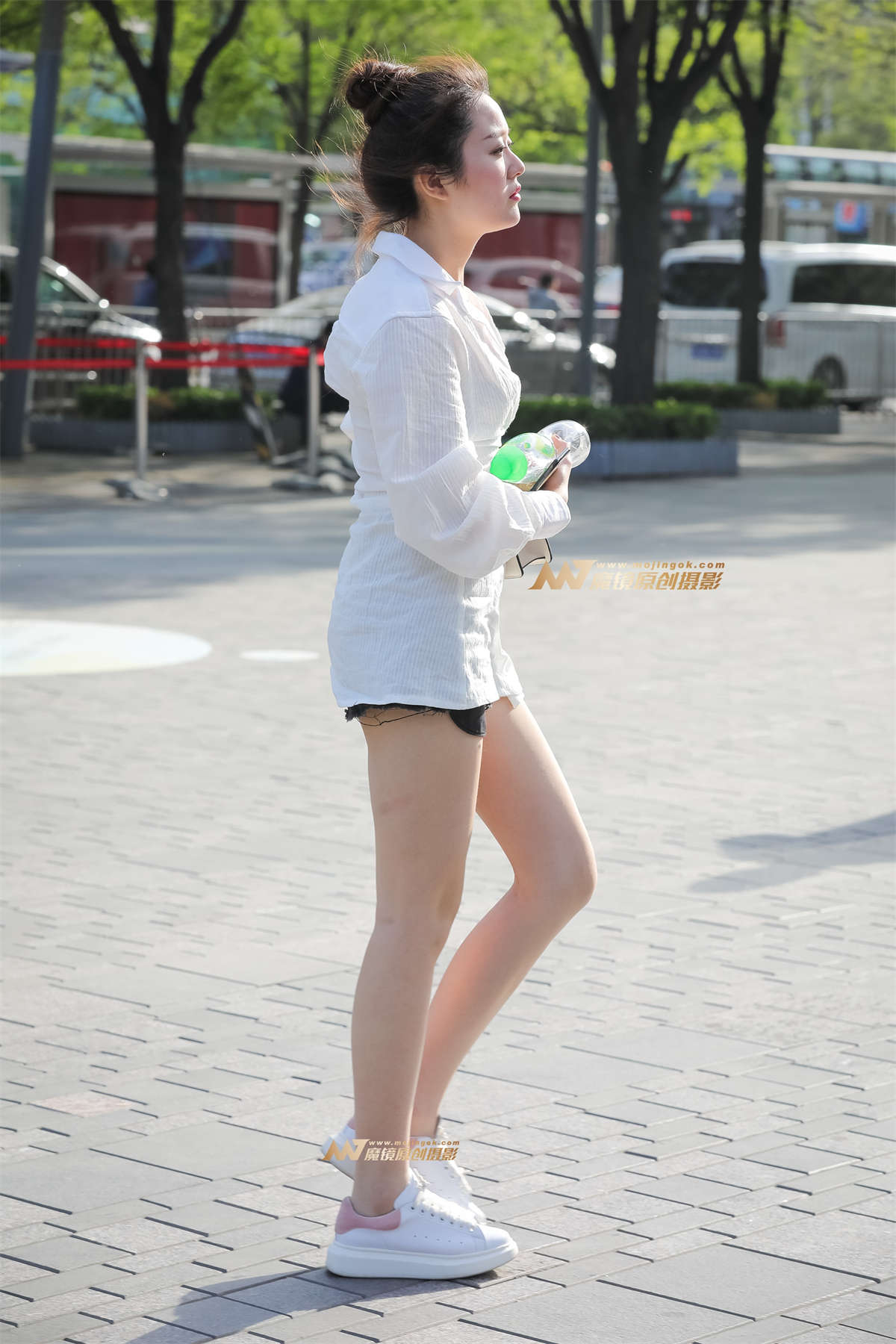 图片[2]-夏日清爽白嫩美腿-日更街拍