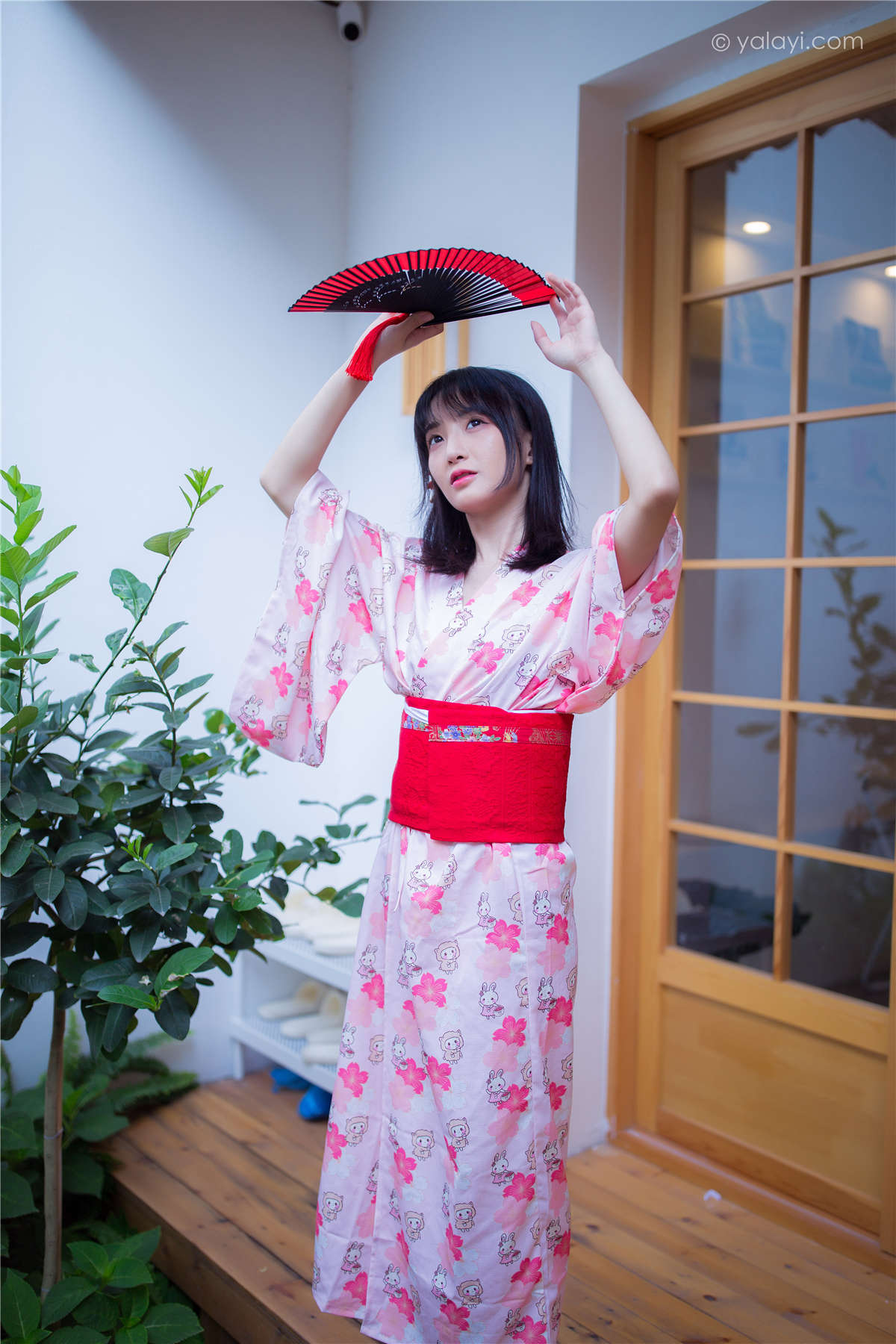 图片[2]-YALAYI雅拉伊 NO.706  落落 樱花精灵-日更街拍