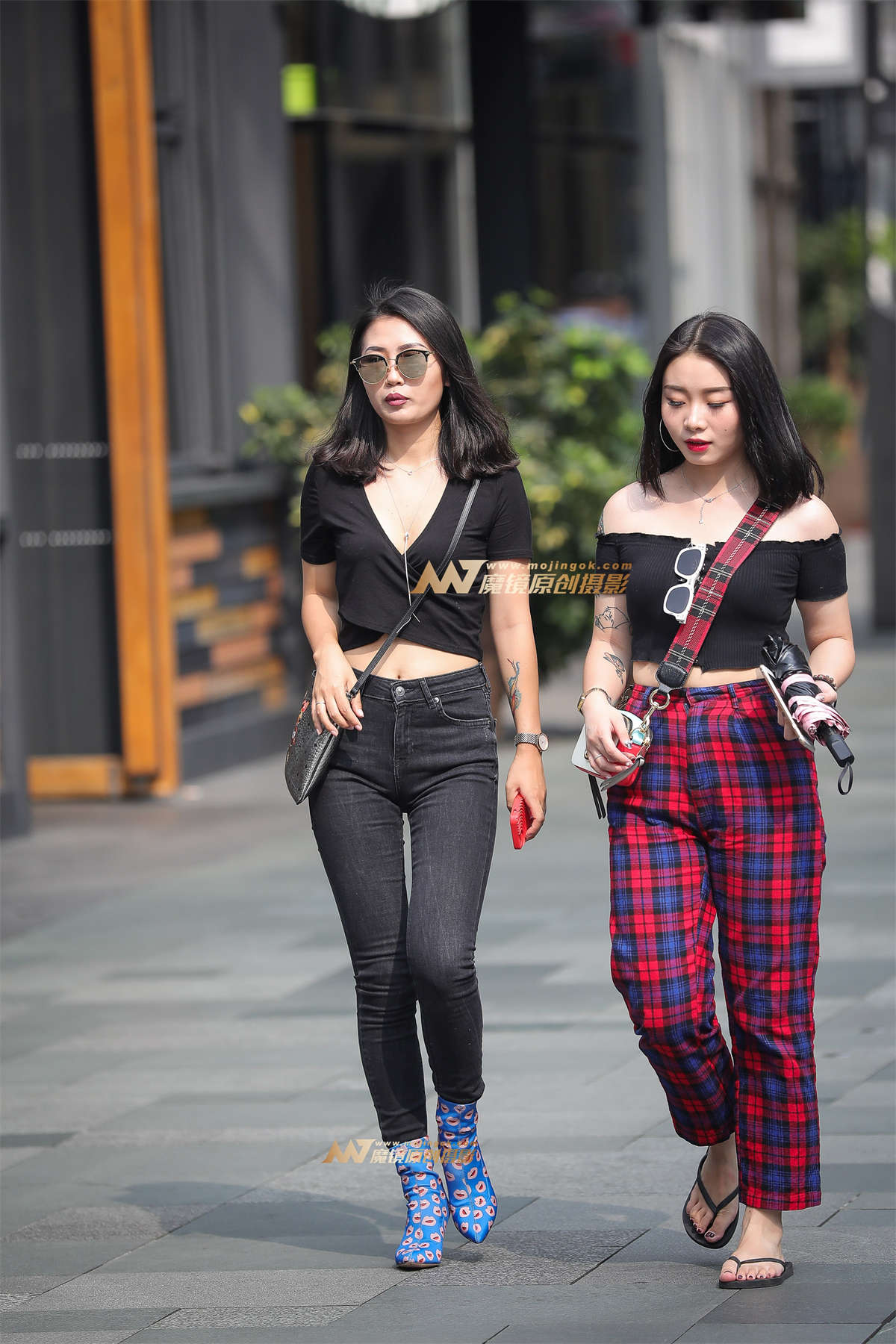 【凯恩赛贴】紧牛仔长腿妹-日更街拍