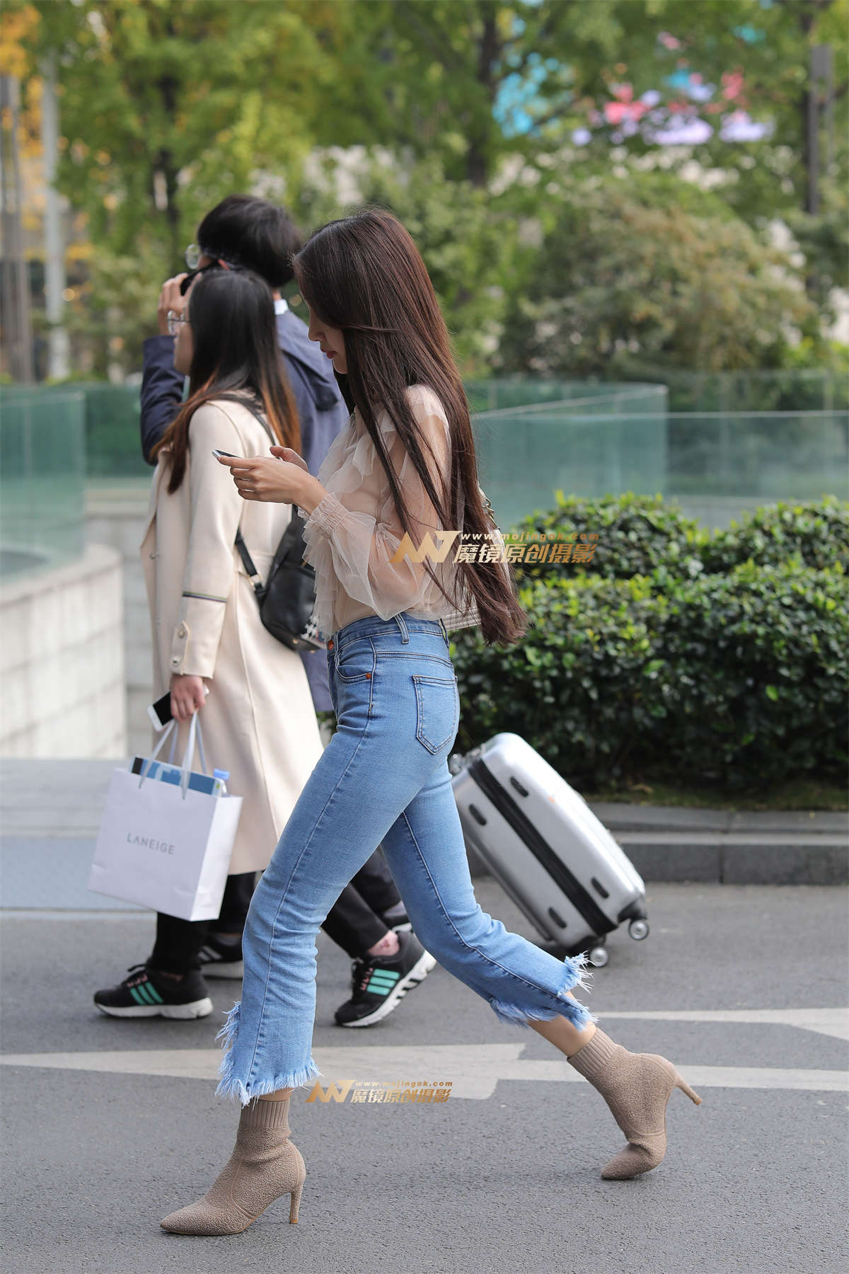 图片[2]-【凯恩赛贴】牛仔翘佳人-日更街拍