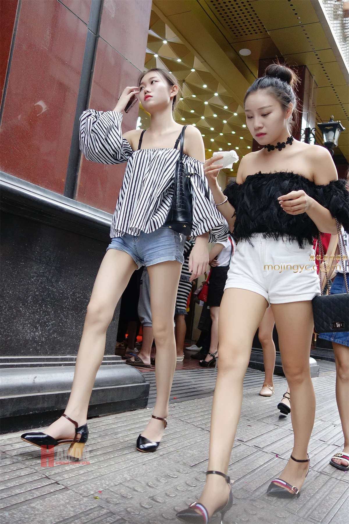 肉搏篇——热裤R街拍-日更街拍