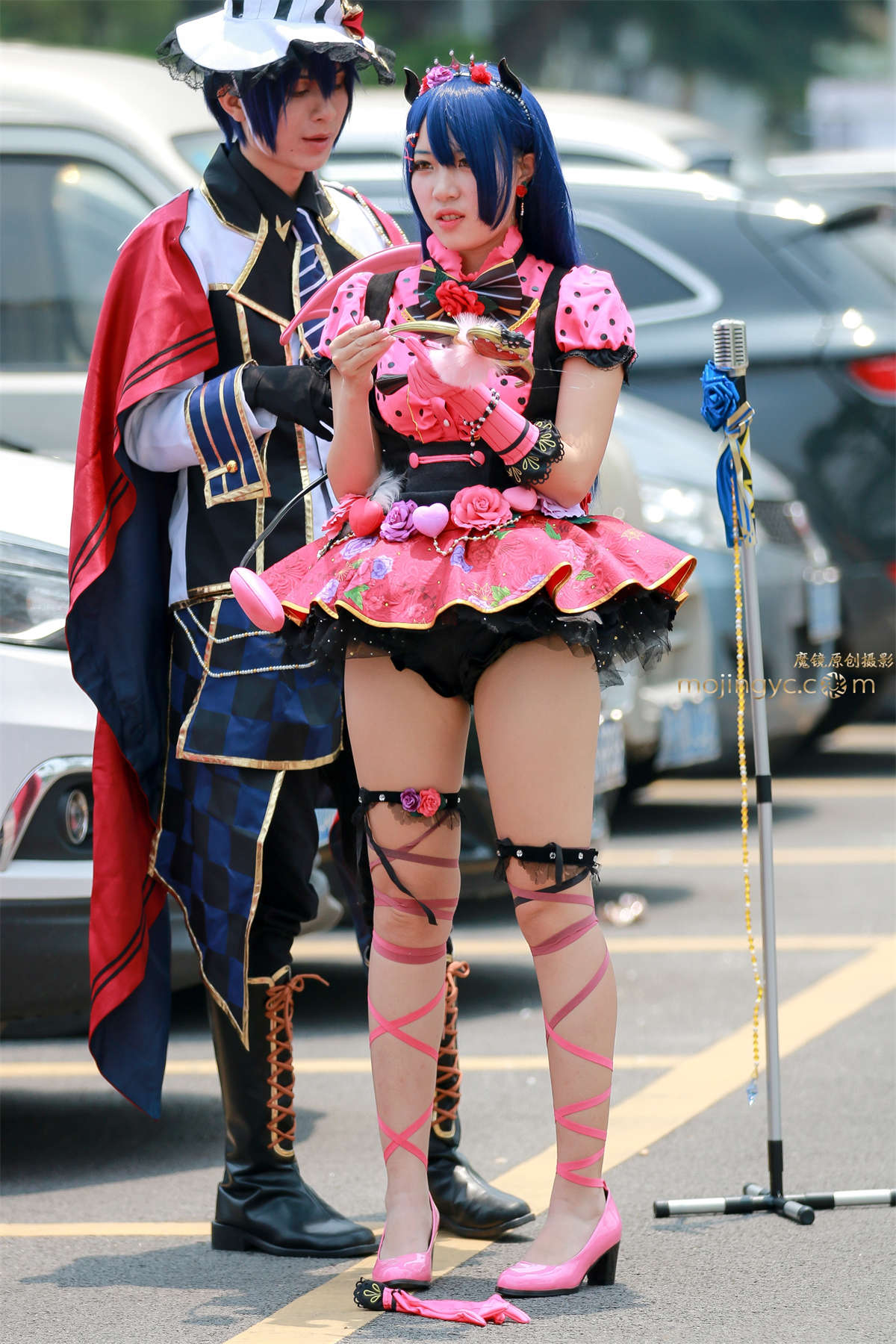 图片[2]-【二次元世界】缝缝裙绑带袜-日更街拍