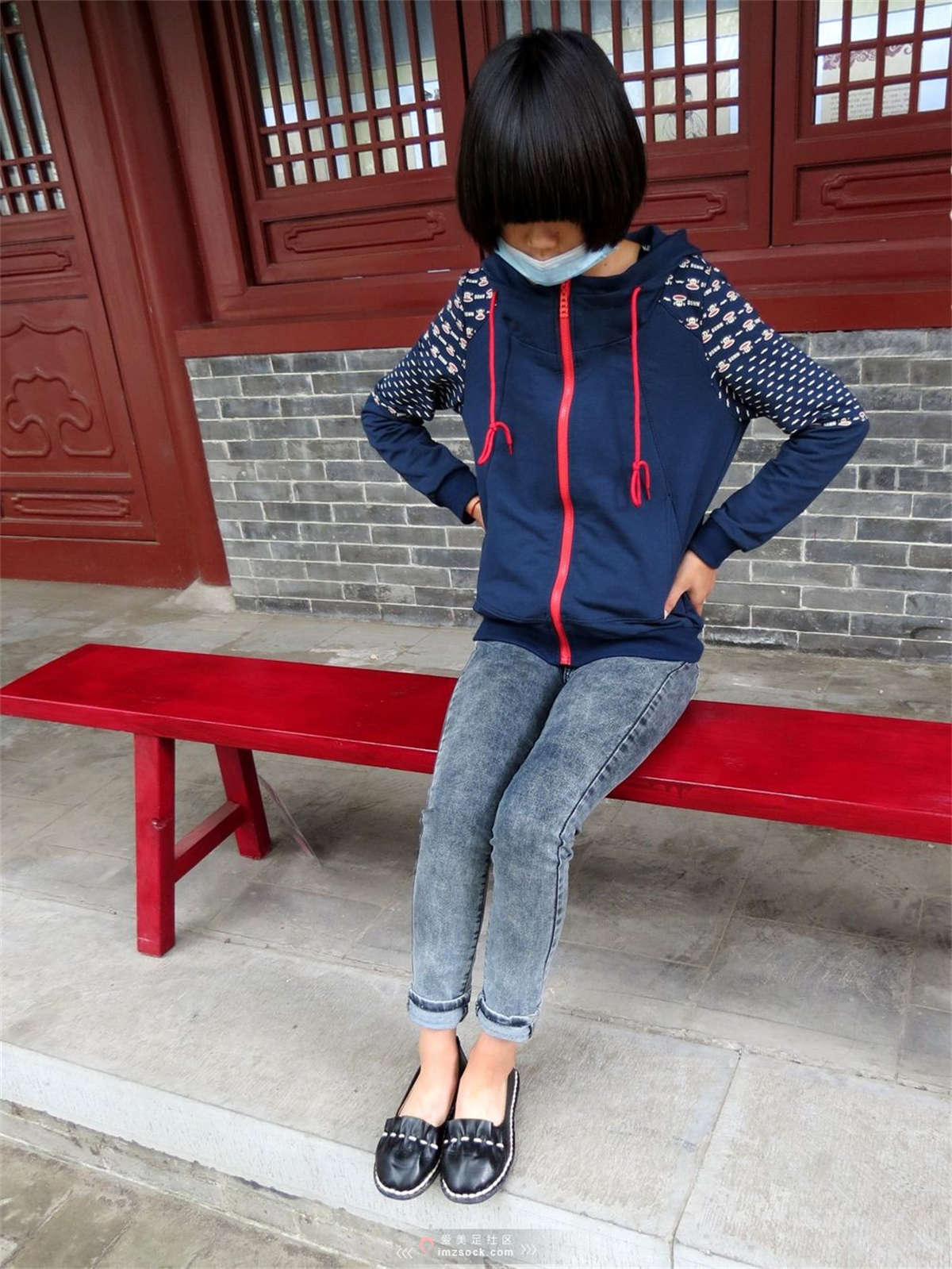 图片[2]-MZSOCK-2018 No.11 可爱蘑菇口罩妹头小萝莉皮鞋小船袜【第一季】-日更街拍