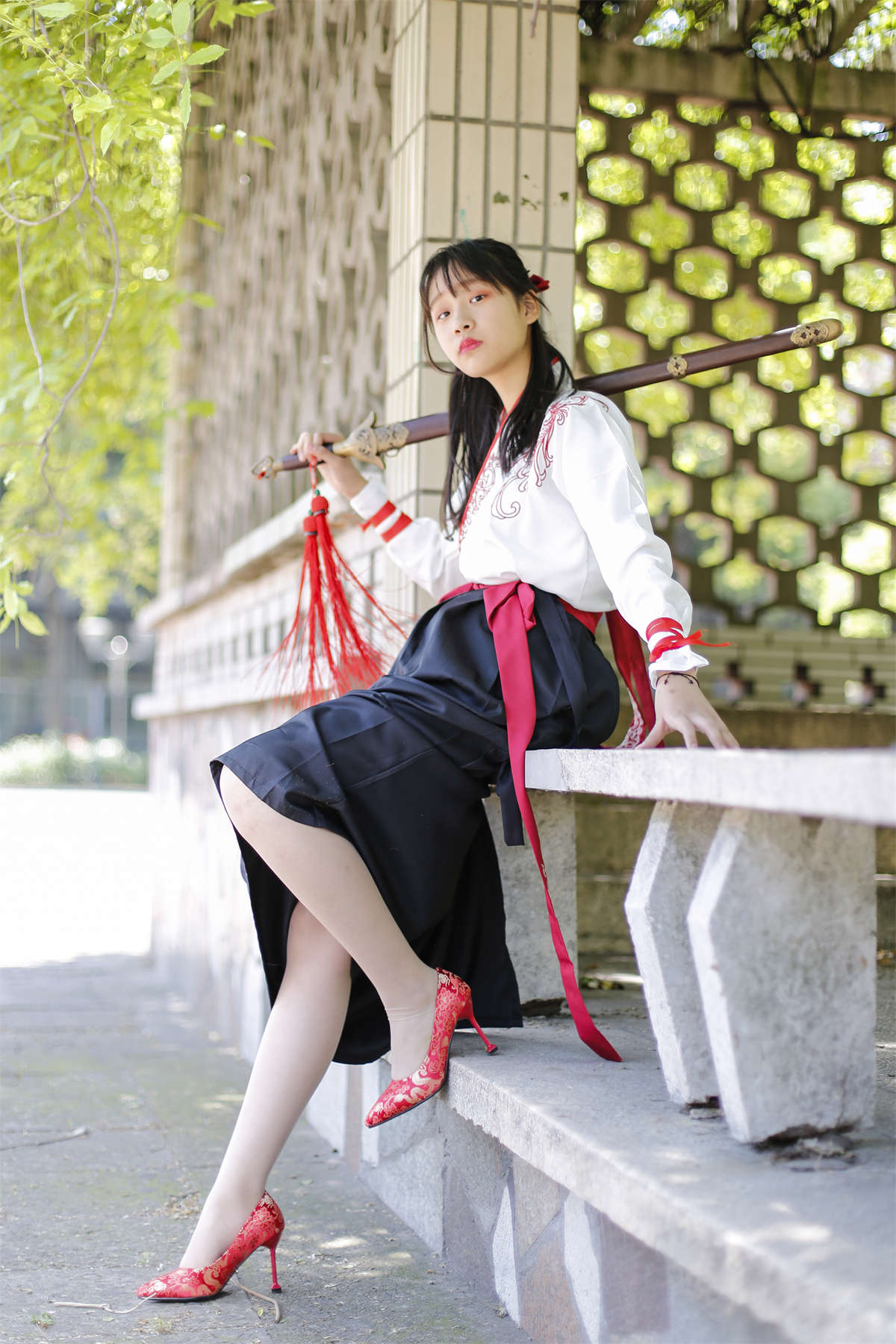 图片[2]-奈丝写真 NO.085 蛋白粉-汉服#侠骨柔情-日更街拍