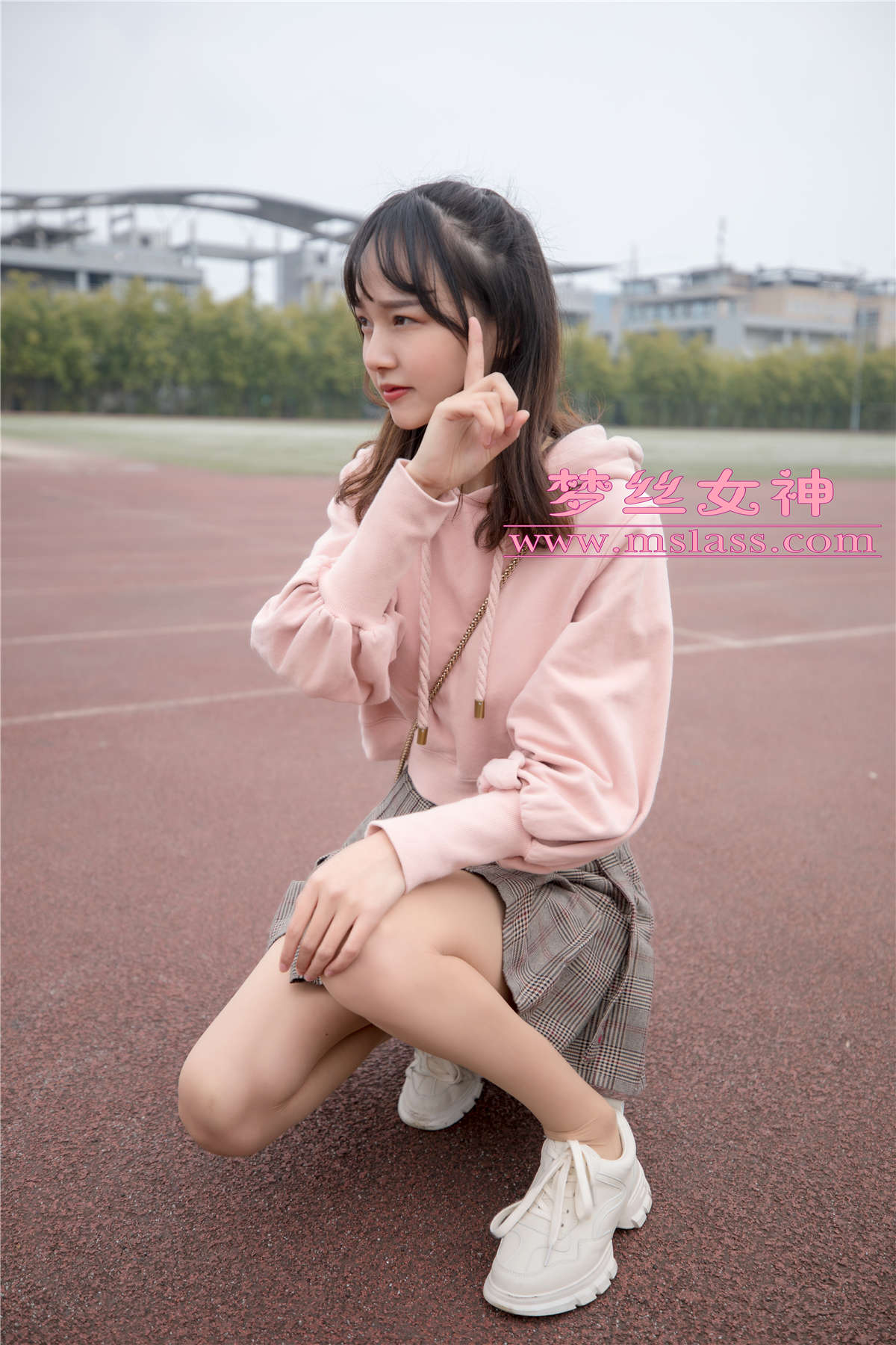 图片[2]-2019.04.23 玥玥 操场的校花小甜心-日更街拍