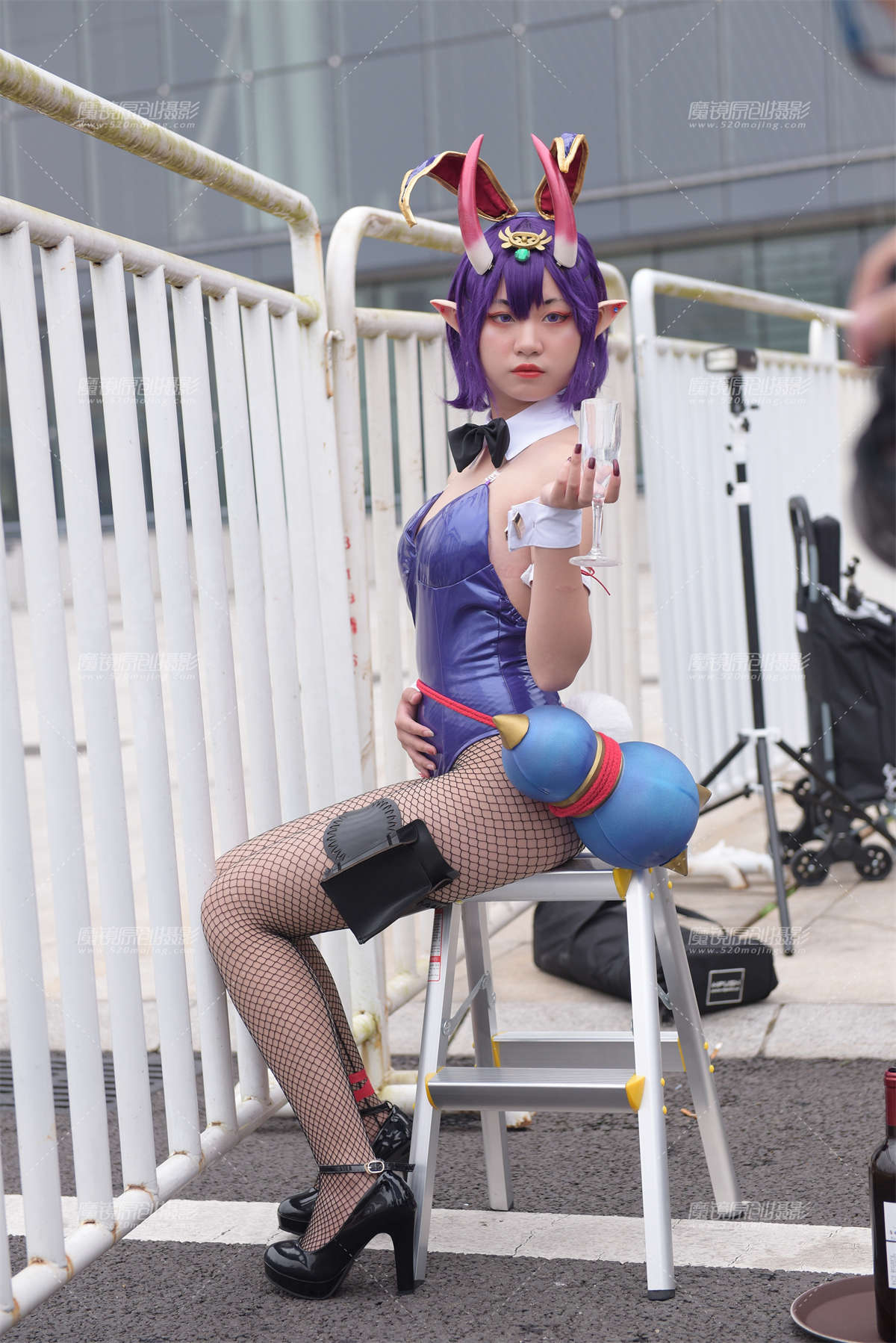 图片[2]-【慕容笙赛贴】展会上的兔女郎-日更街拍