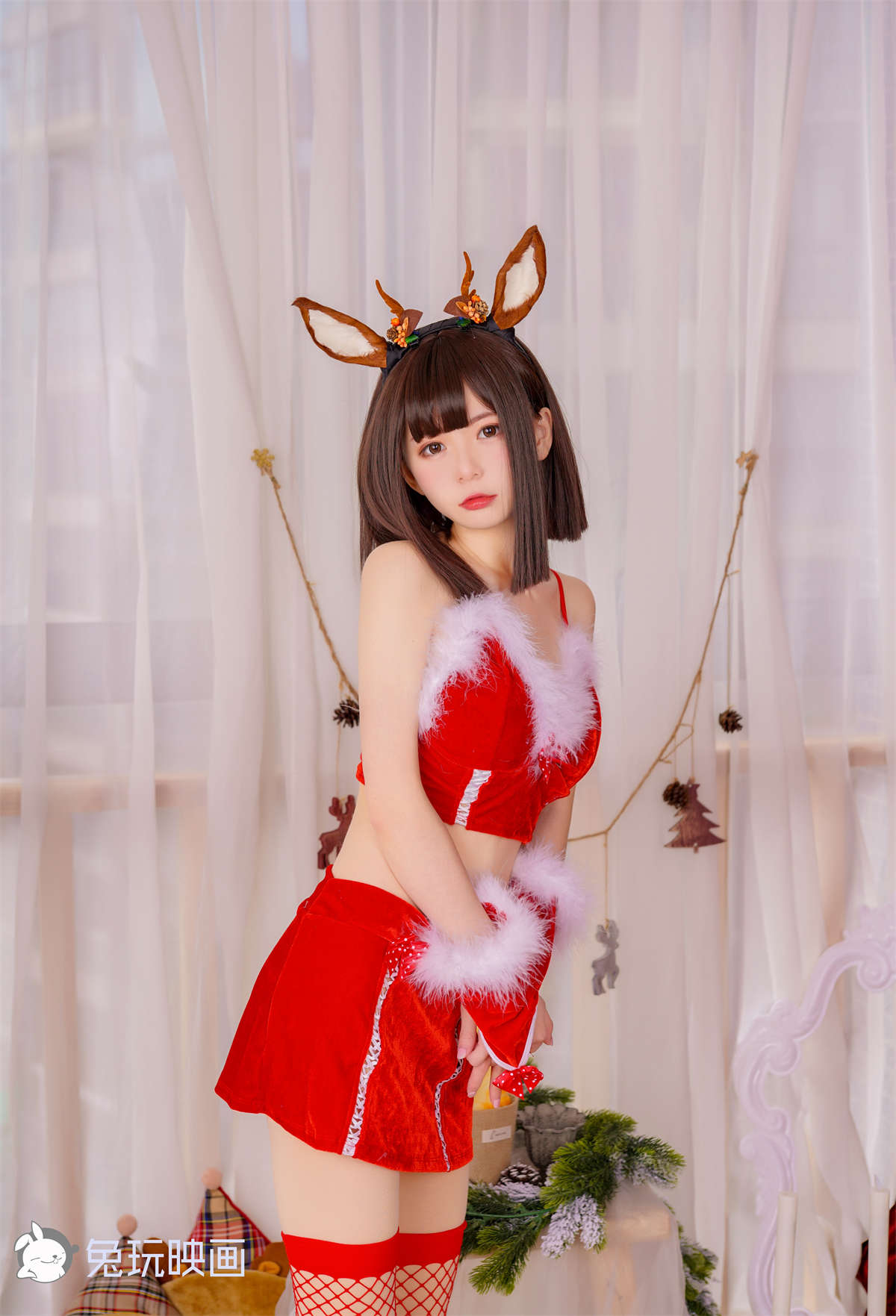 图片[2]-兔玩映画 SD.001 酸辣澈澈兔 甜甜的小麋鹿-日更街拍