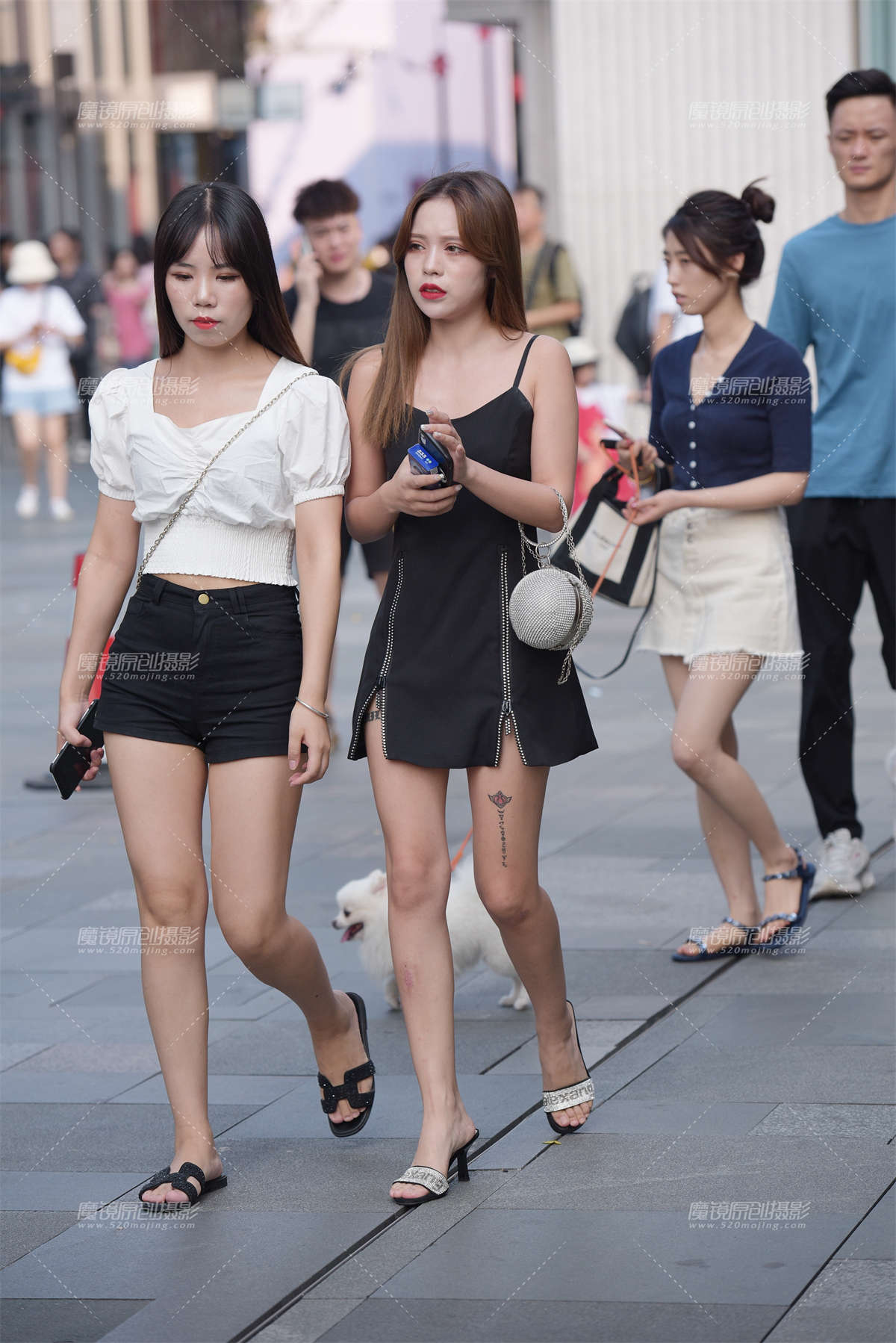 【慕容笙赛贴】开叉裙美女-日更街拍